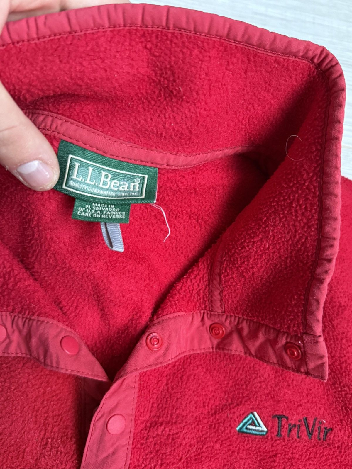 L.L. Bean Vintage American LL.Bean cozy Fleece jacket zip sweater Size US L / EU 52-54 / 3 - 3 Thumbnail