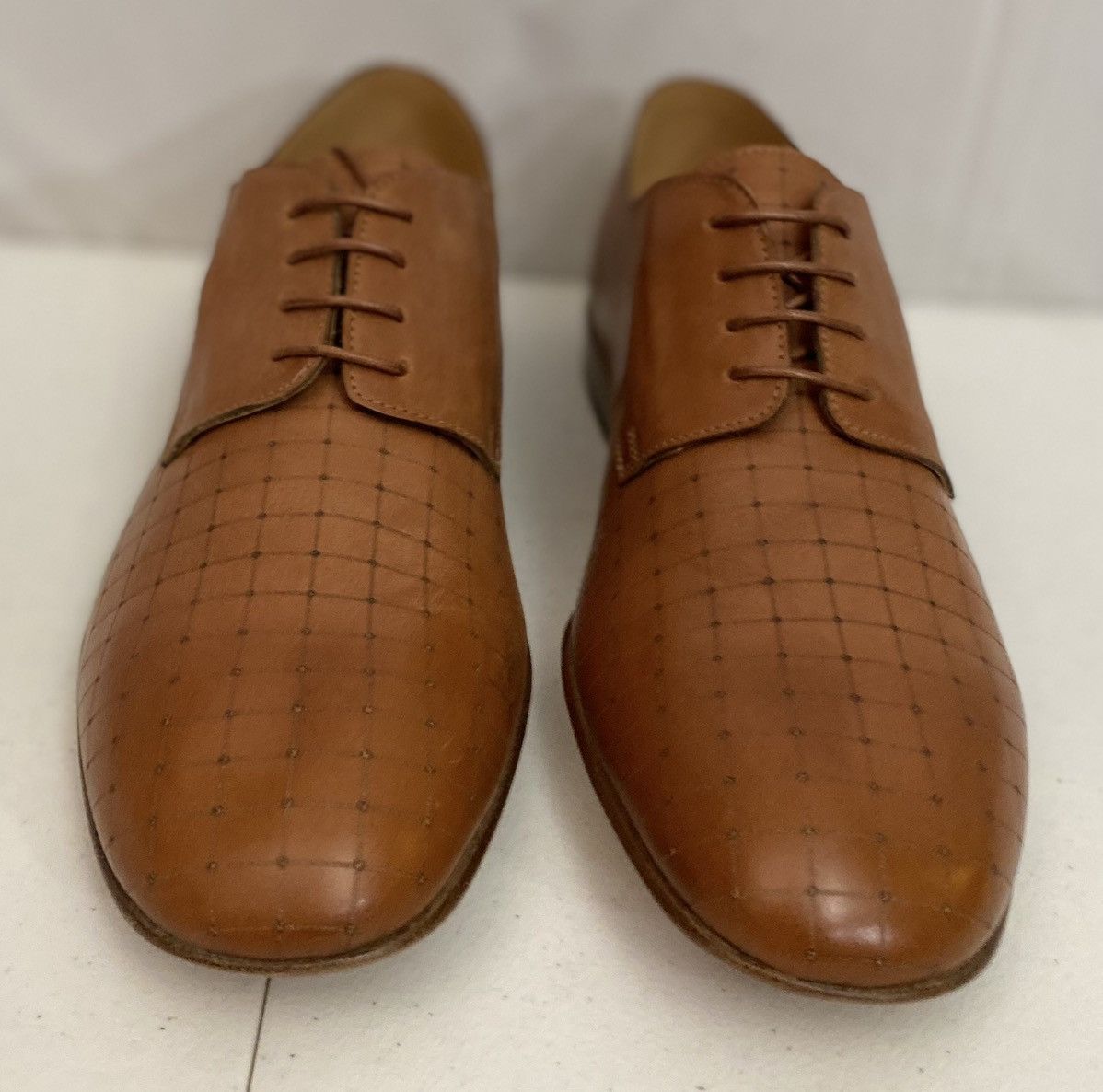 Maison Margiela Maison Margiela 22 🇮🇹 Brown veg tan laser matrix derby 8 New Size US 8 / EU 41 - 5 Thumbnail