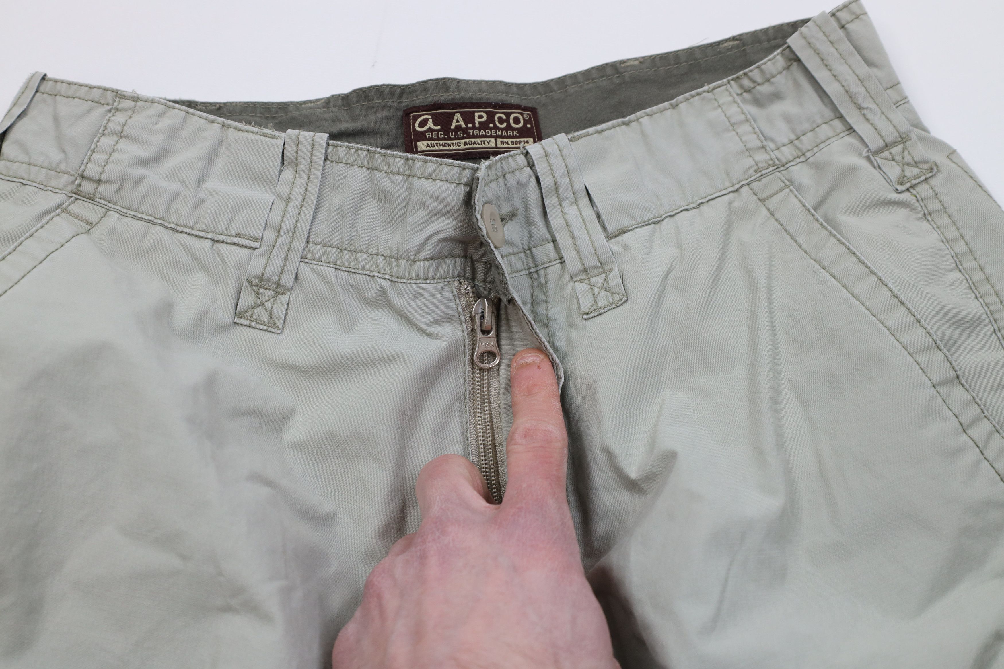 Vintage Vintage 90s Y2K Streetwear Convertible Cargo Pants Green Size US 30 / EU 46 - 10 Thumbnail