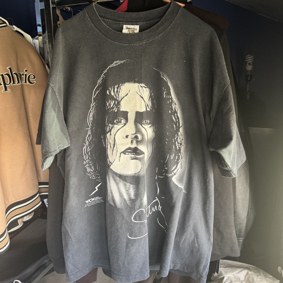 Vintage 1993 Sting The Crow T-shirt Size US XL / EU 56 / 4 - 2 Thumbnail