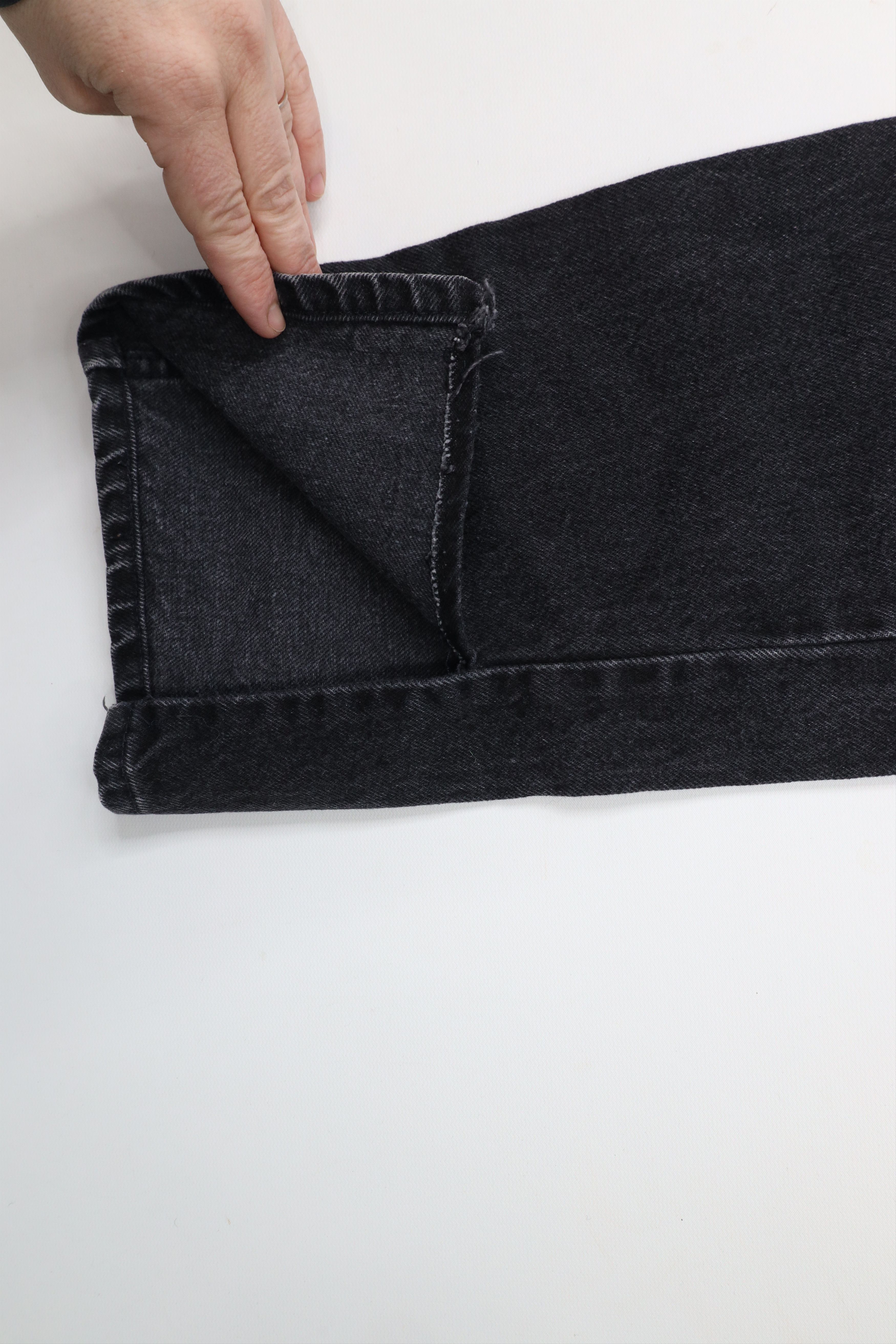 Levi's Vintage 90s Levis 505 Regular Fit Denim Jeans Black USA Size US 32 / EU 48 - 5 Thumbnail
