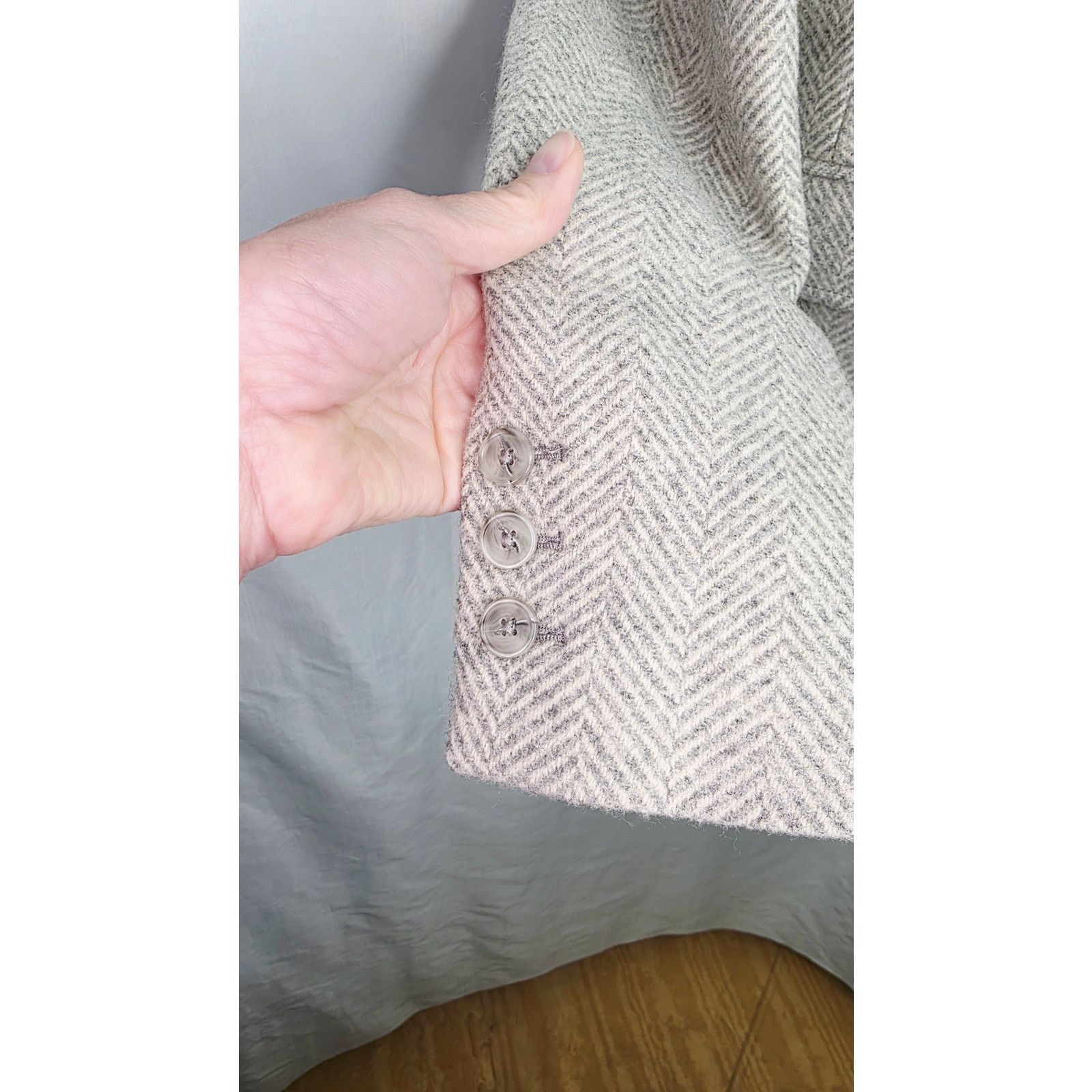 Vineyard Vines Vineyard Vines Wool Herringbone Blazer Academia Jacket Size L / US 10 / IT 46 - 11 Thumbnail