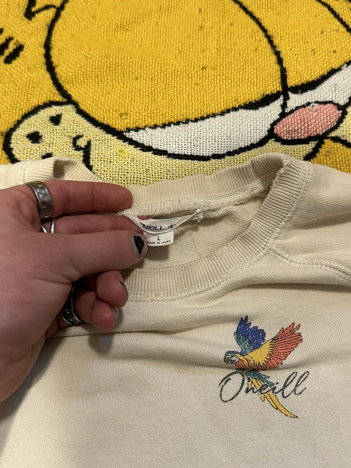 O'Neill Vintage Y2K Thrashed Oneil Surf Sweater Size US L / EU 52-54 / 3 - 6 Thumbnail