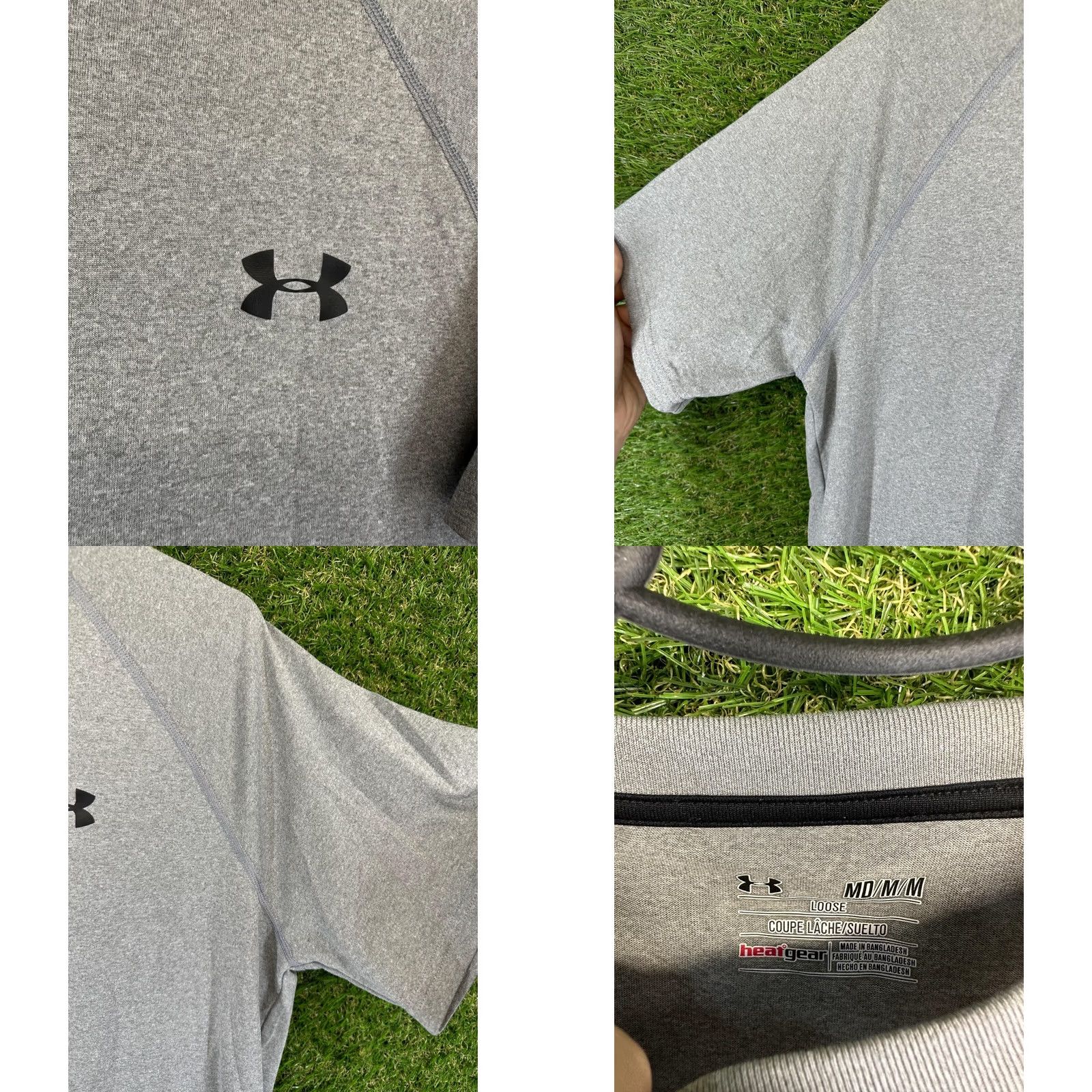 Under Armour UNDER ARMOUR HeatGear MEN Training Compression Shirt Jersey M Gray Short Sleeve Crew Neck T-Shirt Size US M / EU 48-50 / 2 - 8 Thumbnail