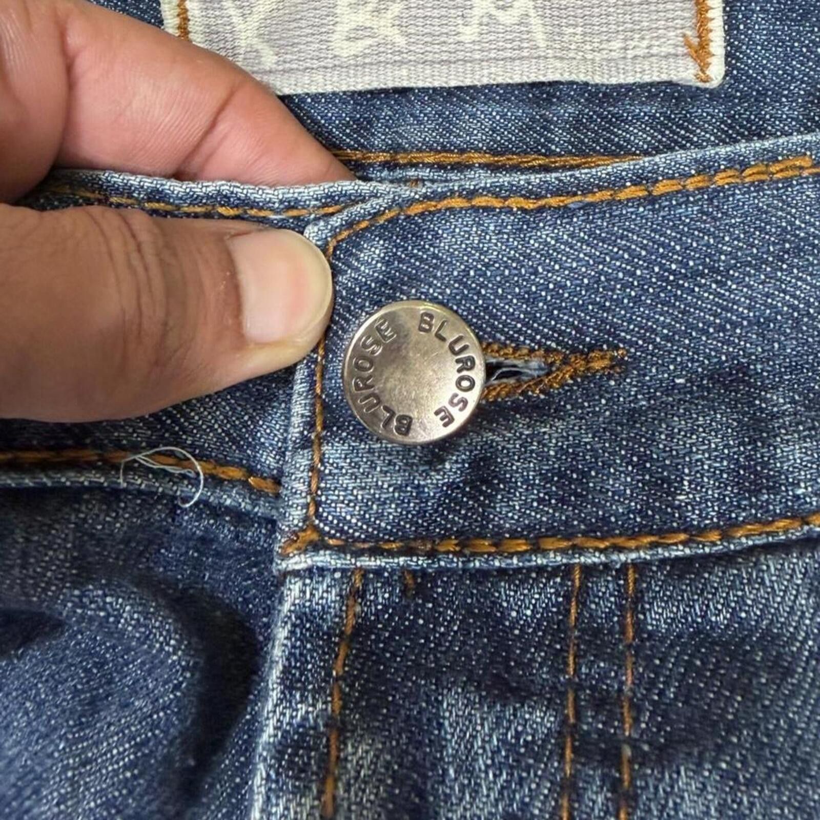 Other Y2K Style Kosmo Lupo Designer unique work denim jeans Size 31" - 7 Thumbnail