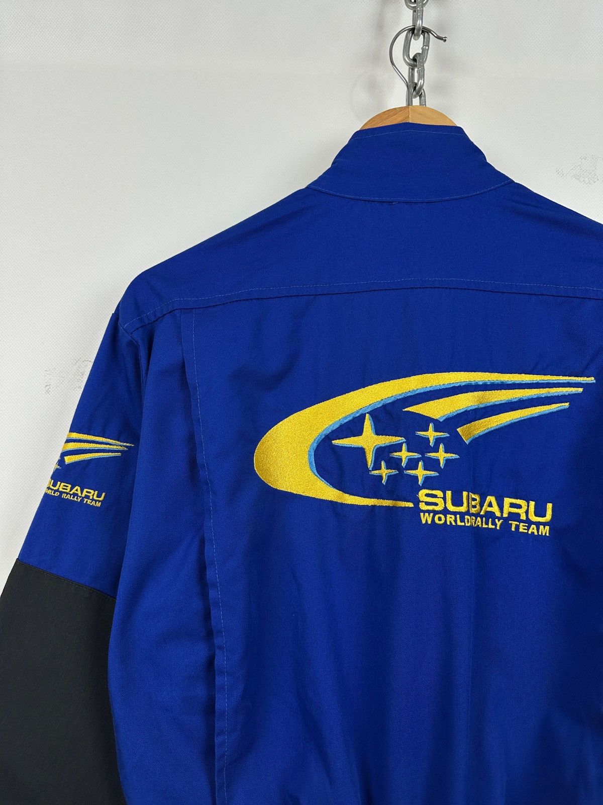 Vintage 90s Vintage Subaru World Rally Team WRC Racing Coveralls Size US 32 / EU 48 - 5 Thumbnail
