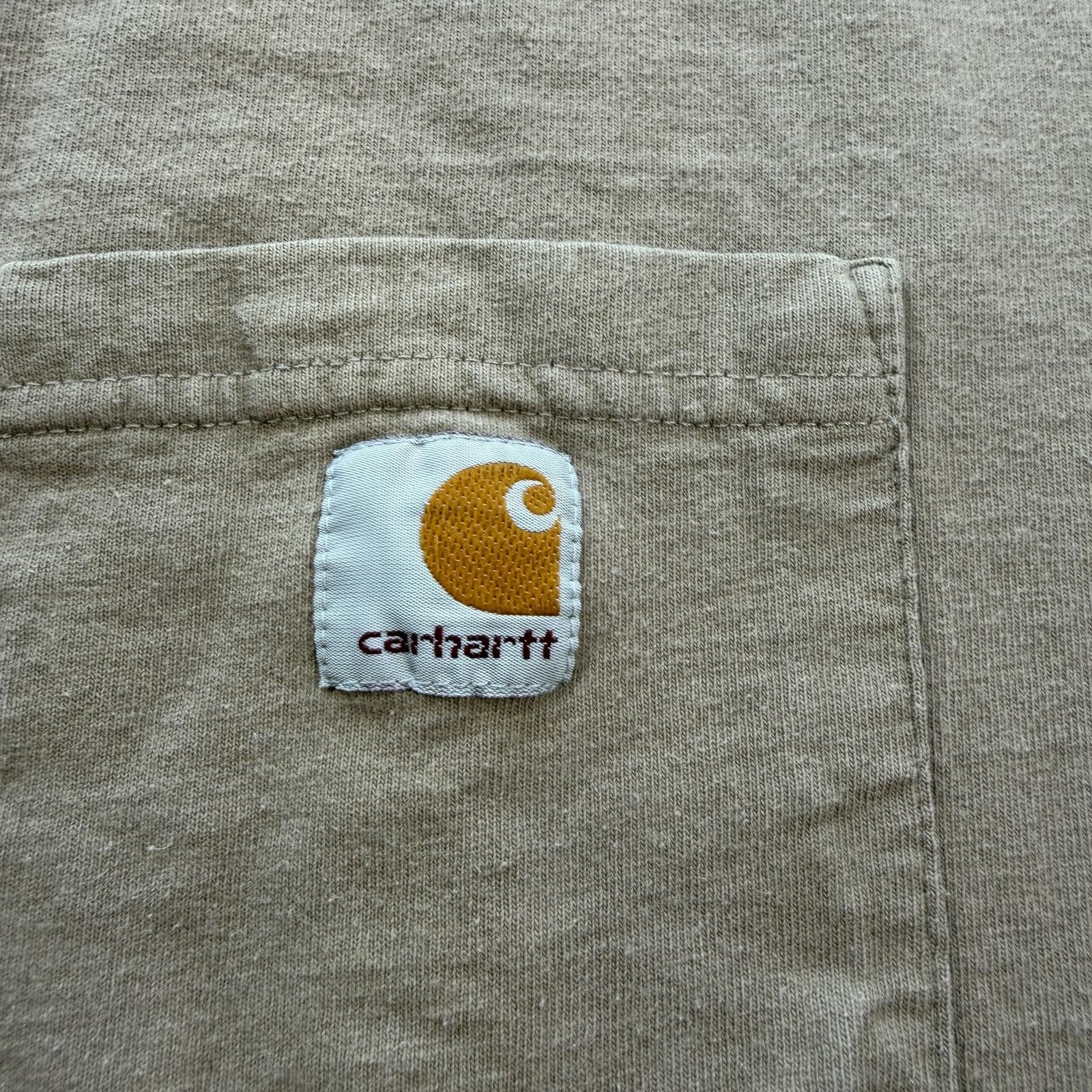 Carhartt Carhartt K87 Original Fit Short Sleeve Pocket T Shirt Men L Size US XXL / EU 58 / 5 - 6 Thumbnail