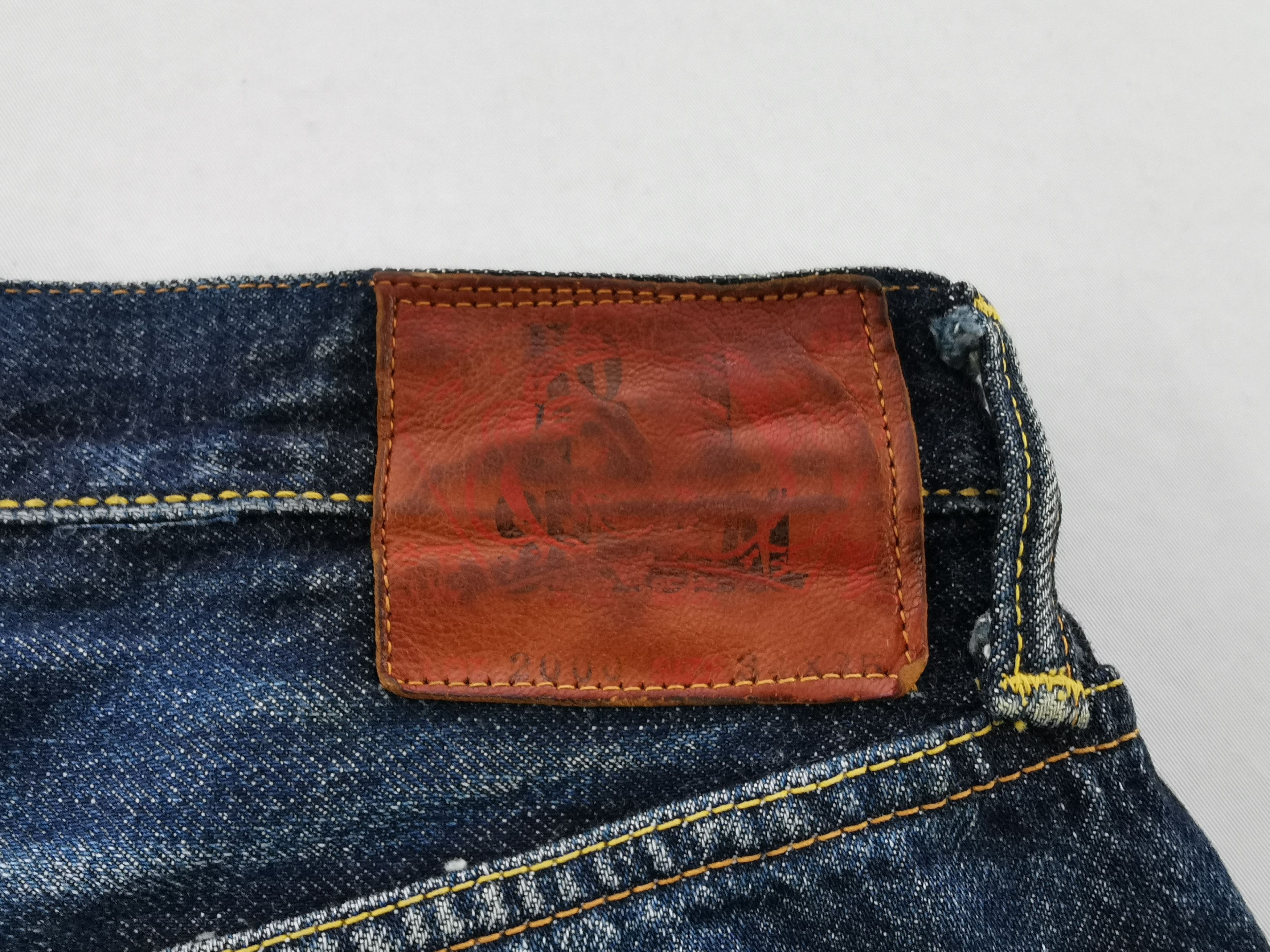 Evisu Distressed Evisu No 1 Special Lot 2000 Selvedge Denim Size US 28 / EU 44 - 8 Thumbnail
