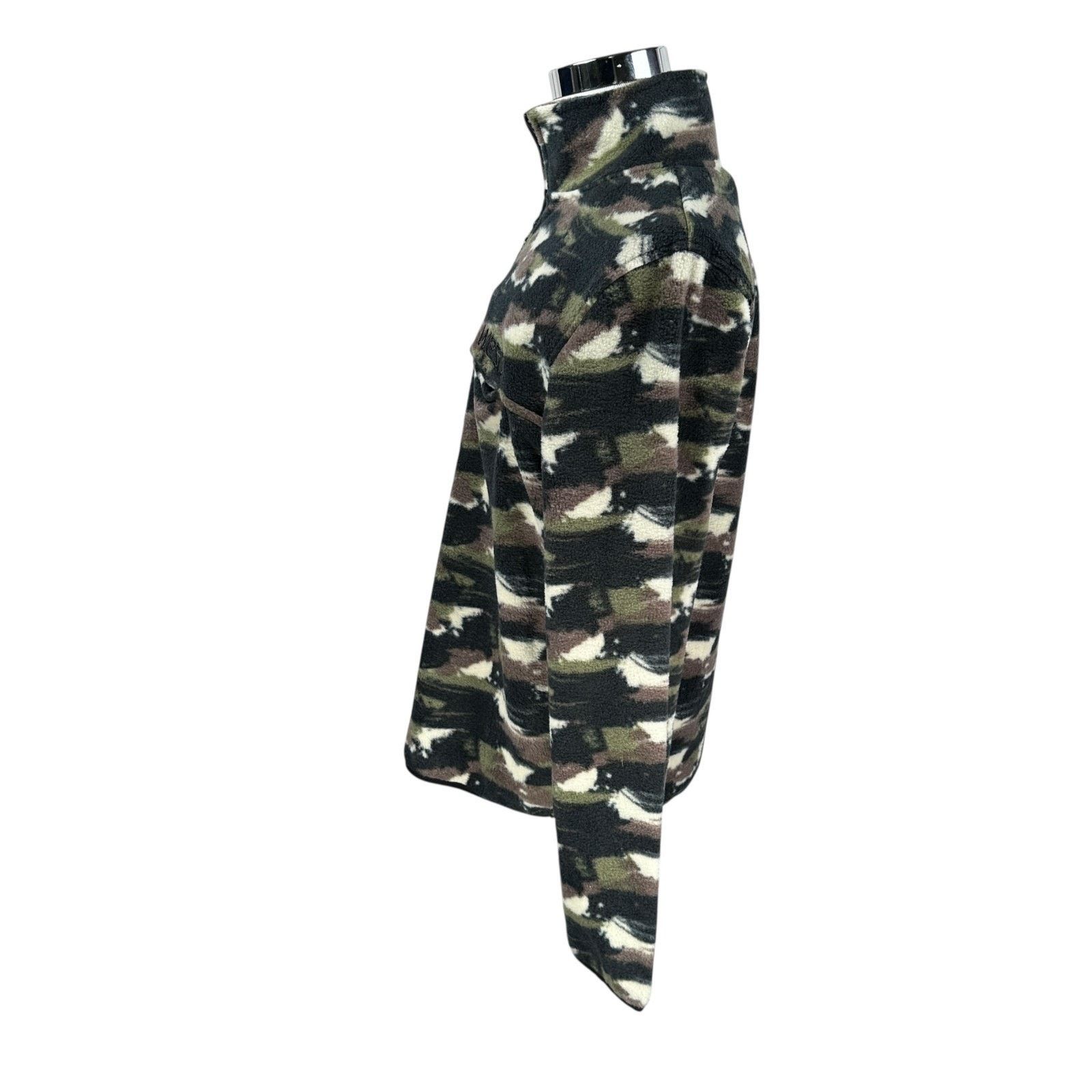 WeSC WESC Fleece Jacket Mens Large Womens XL Mitch Camo Strokes Size US L / EU 52-54 / 3 - 4 Thumbnail