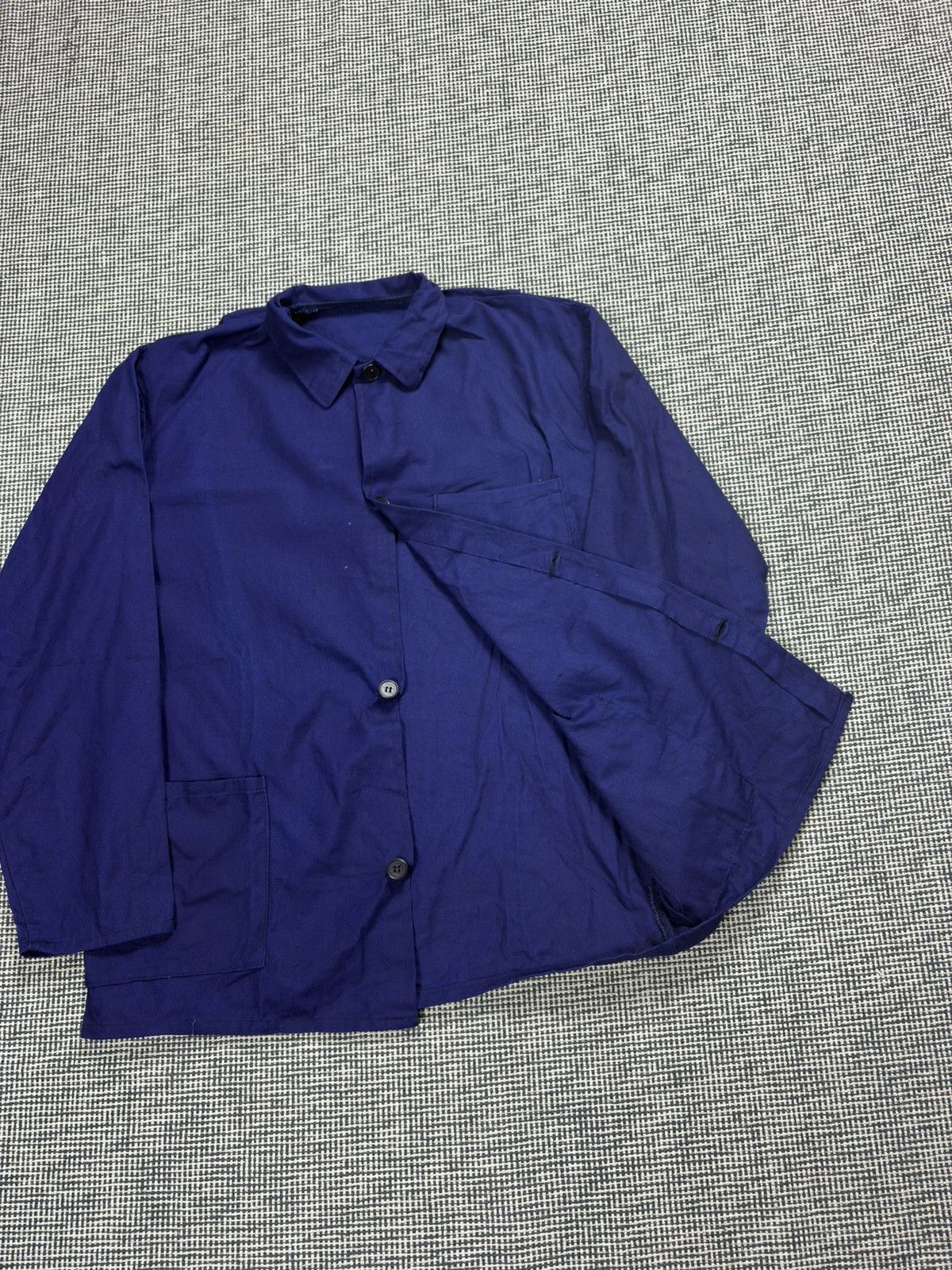 Le Laboureur vintage French chore coat vintage utility jacket Size US L / EU 52-54 / 3 - 3 Thumbnail