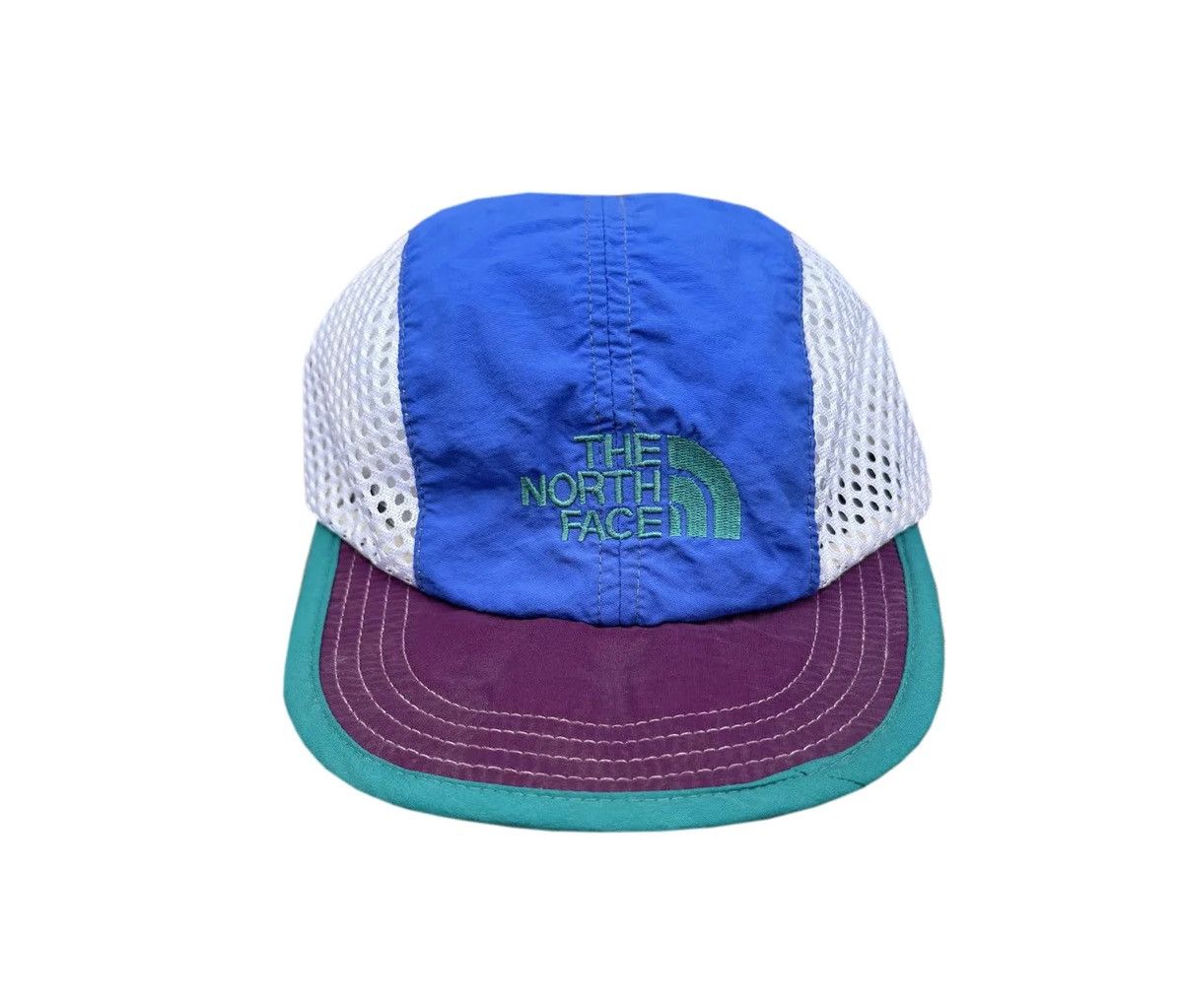 The North Face Vintage The North Face Soft Brim Blue / Purple / Green Hat Size ONE SIZE - 1 Thumbnail