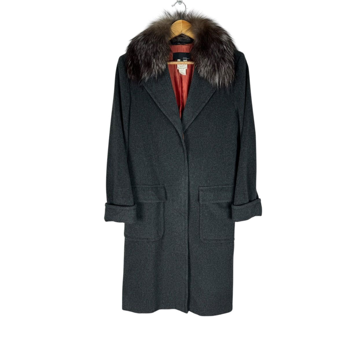 Les Copains × Loro Piana 🔥LORO PIANA X LES COPAIN PELO FUR JACKET Size M / US 6-8 / IT 42-44 - 2 Thumbnail