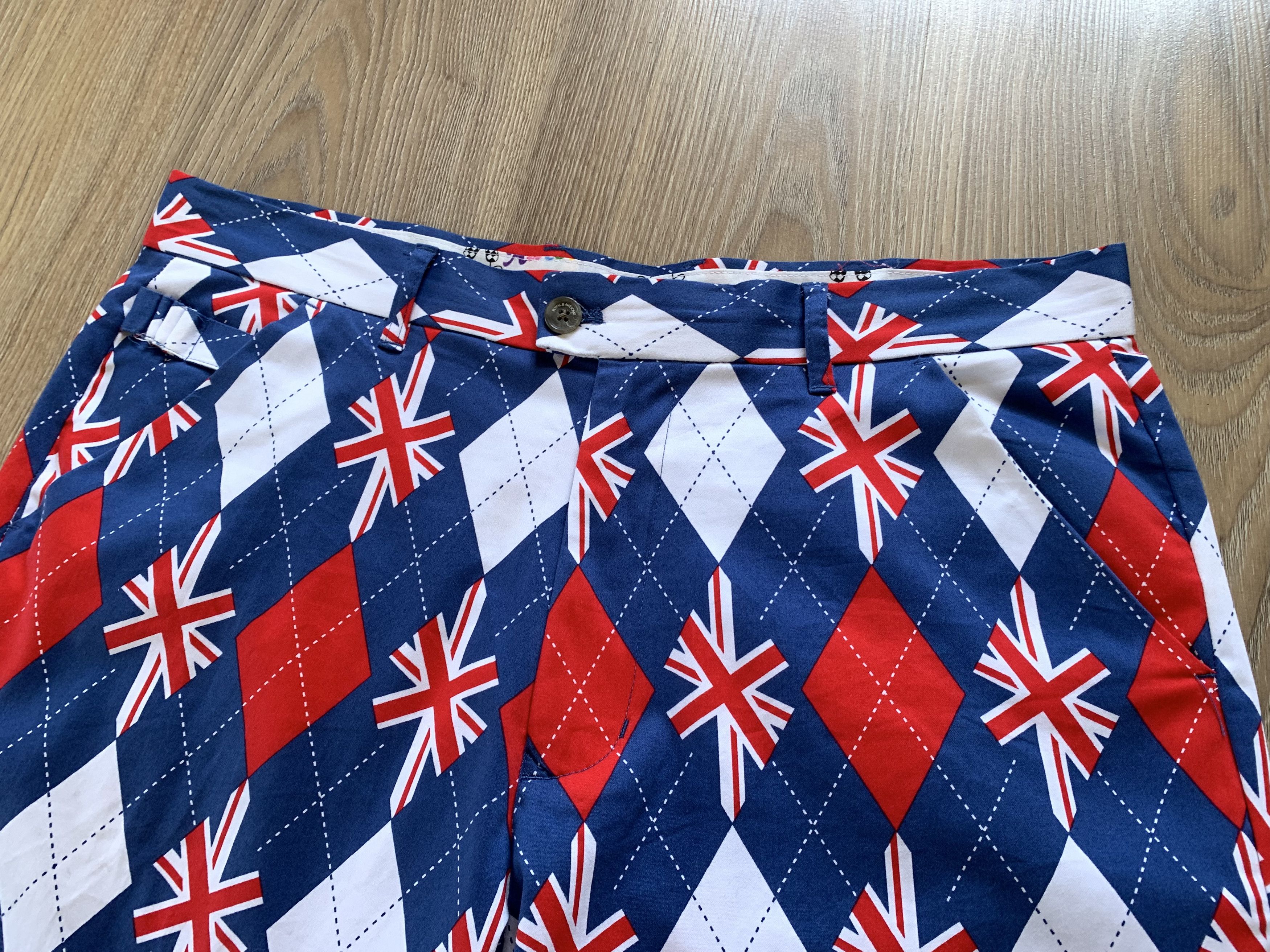 Dickies Royal Awesome Colorful British Flag Printed Shorts Size US 40 / EU 56 - 4 Thumbnail