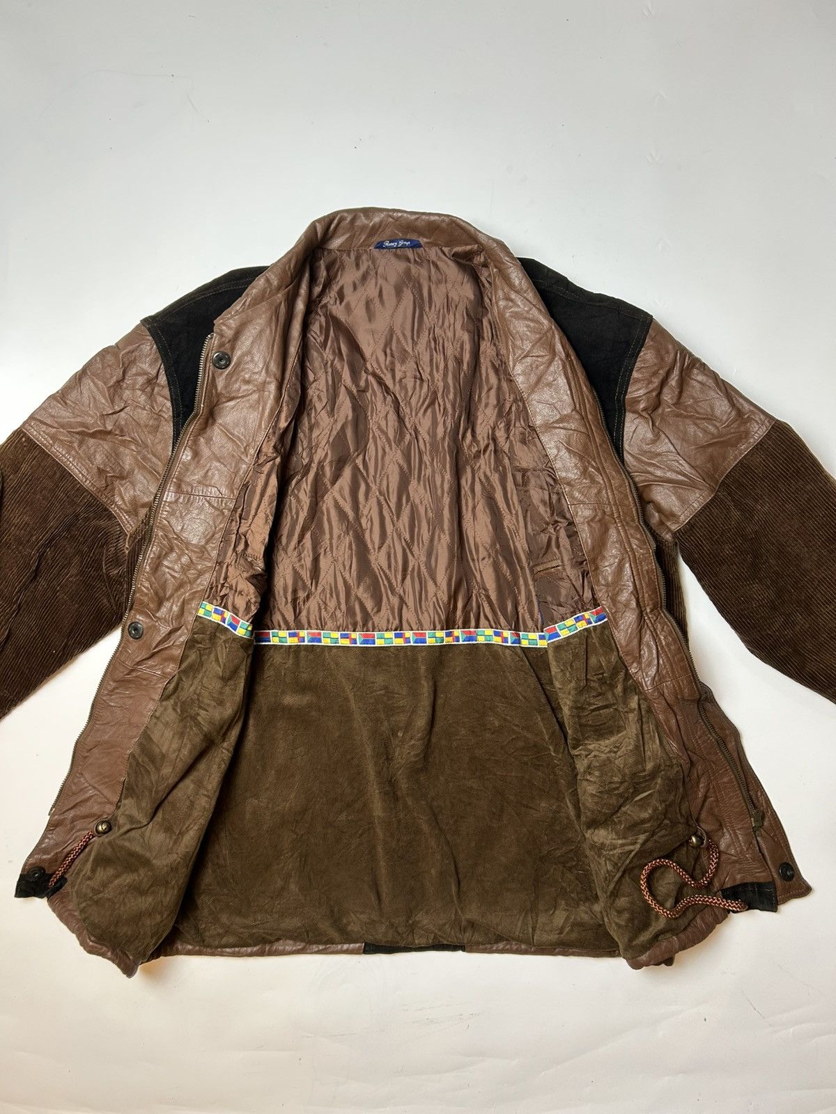 Japanese Brand × Vintage ROTARY GROUP LEATHER AND SUEDE VINTAGE STYLE JACKET Size US M / EU 48-50 / 2 - 3 Thumbnail