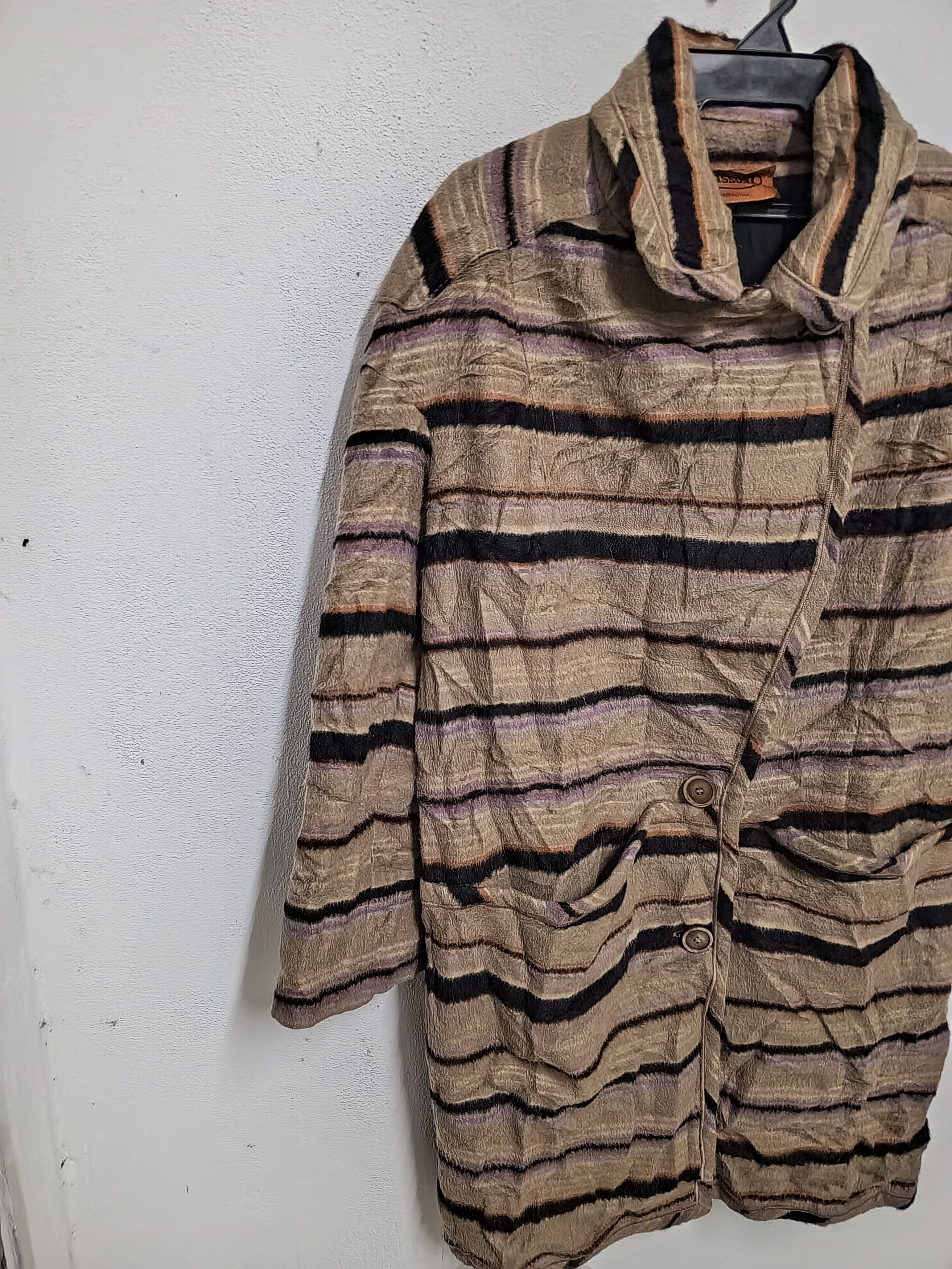 Missoni Massoni wool long coat Size US L / EU 52-54 / 3 - 4 Thumbnail