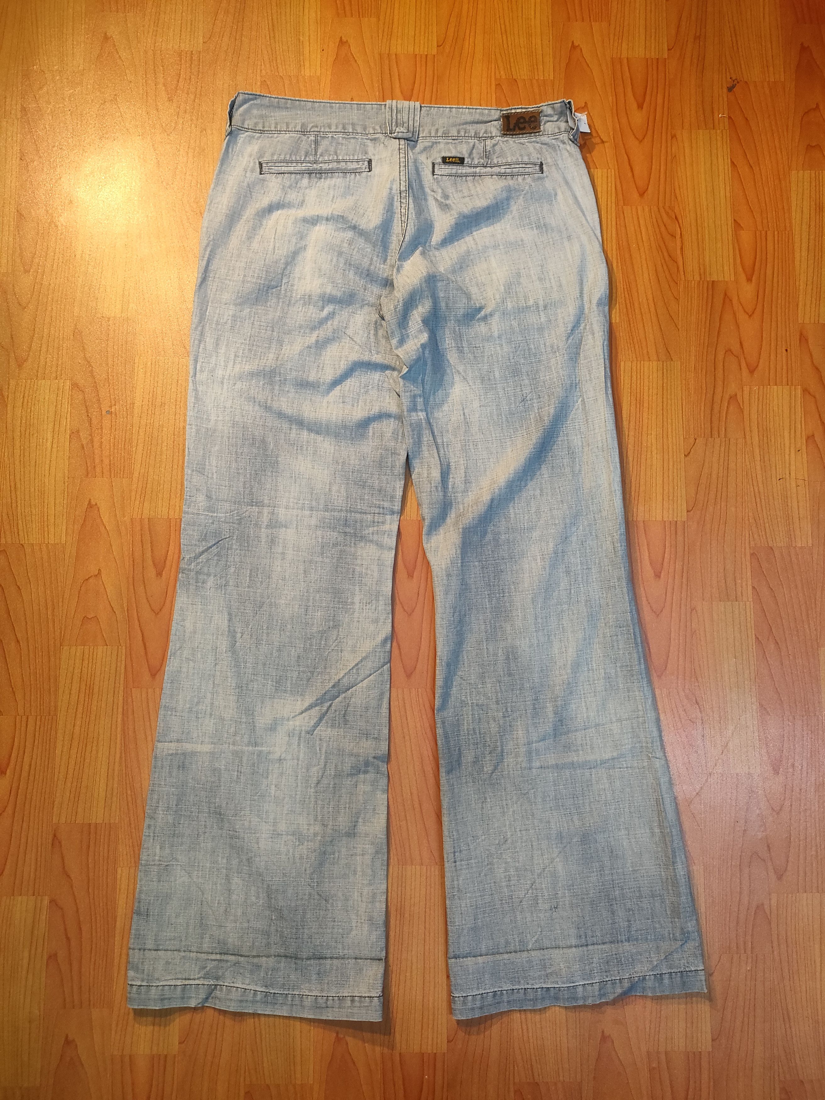 If Six Was Nine × Lee Flare🔥Lee Chambray Pants Size US 32 / EU 48 - 4 Thumbnail