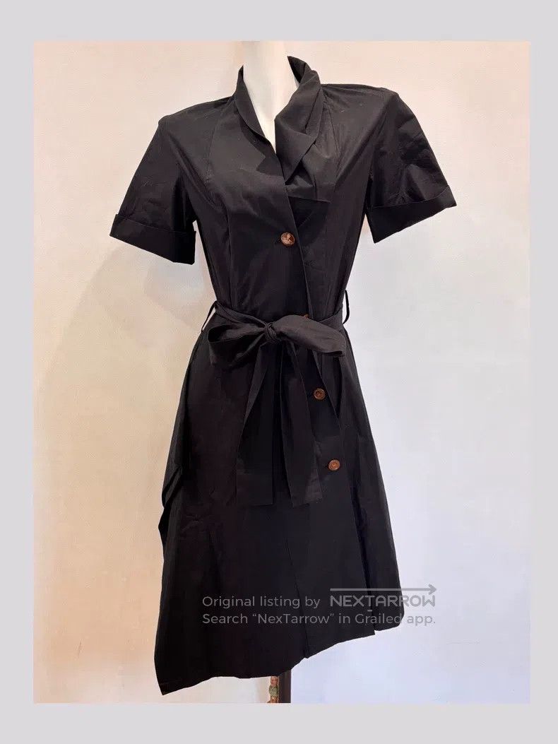 Vivienne Westwood Vivienne Westwood Asymmetrical Short Sleeve Shirt, Solid C Size M / US 6-8 / IT 42-44 - 7 Thumbnail