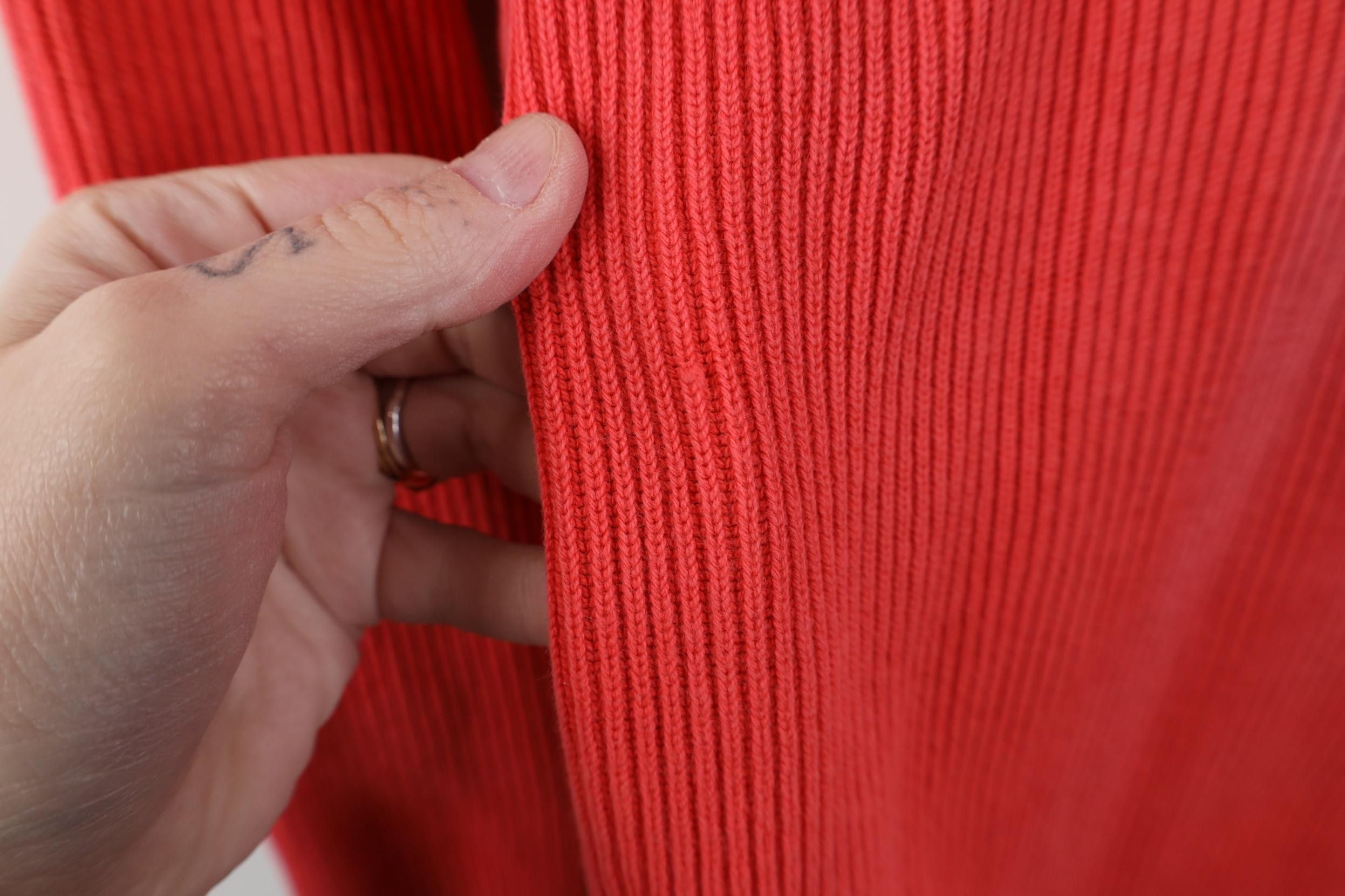 Vintage Vintage 90s Streetwear Chunky Ribbed Knit Sweater Cotton Size US L / EU 52-54 / 3 - 7 Thumbnail