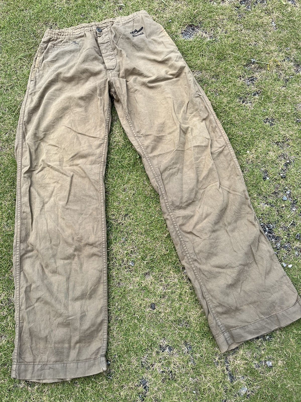 Hysteric Glamour × Japanese Brand × Vintage RARE Vintage Hysteric Glamour Chainsaw Logo Bondage Pants 🇯🇵 Size US 33 - 5 Thumbnail