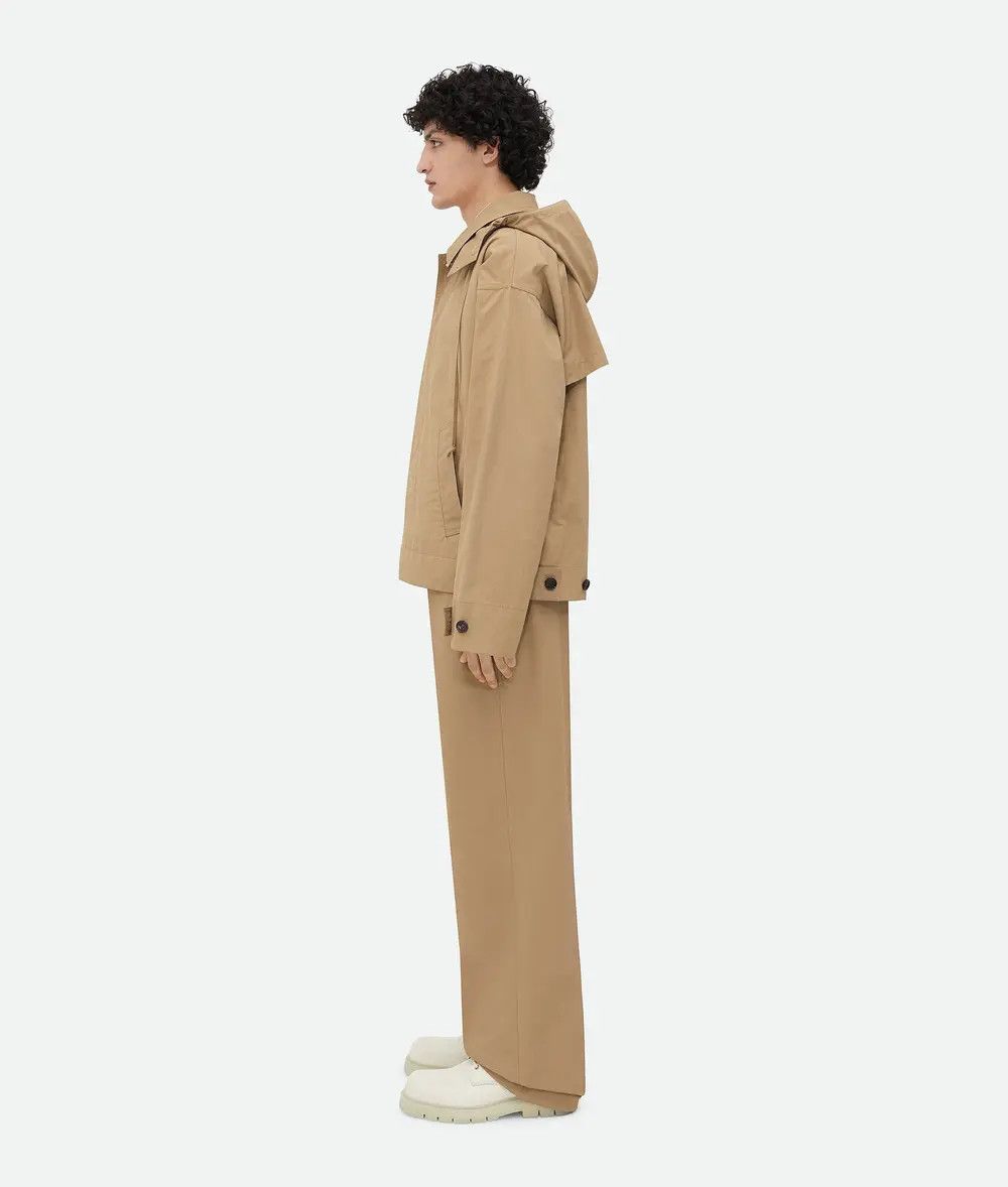 Bottega Veneta o1n1vont1225 Tech Cotton Blouson Jacket Desert Taupe/Oatmeal Size US S / EU 44-46 / 1 - 2 Thumbnail