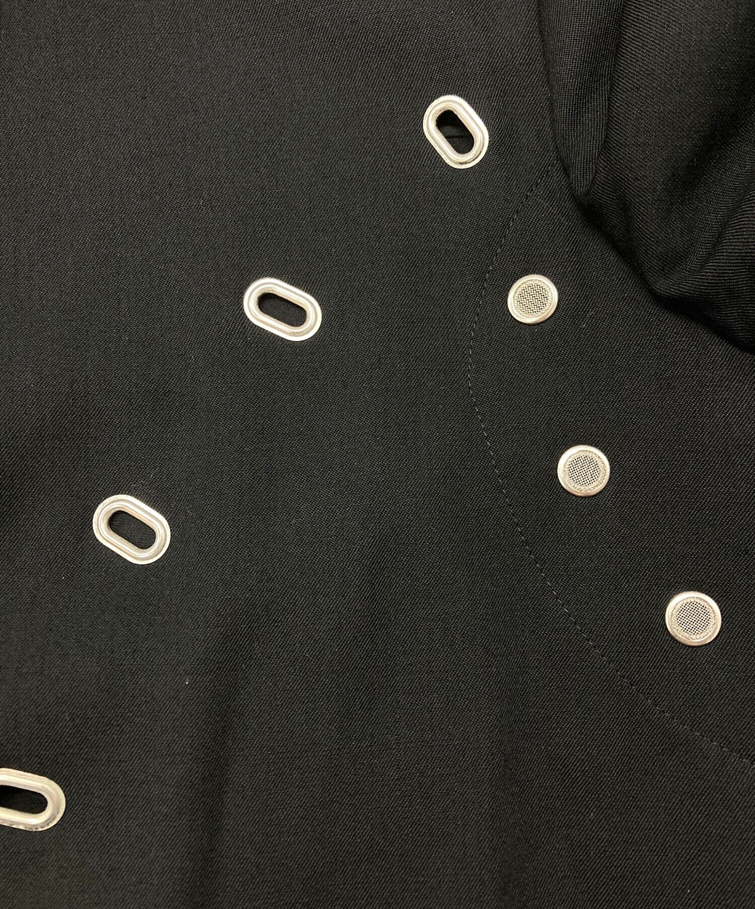 Yohji Yamamoto Yohji Yamamoto pour homme wool gabardine eyelet jacket Size US M / EU 48-50 / 2 - 8 Thumbnail