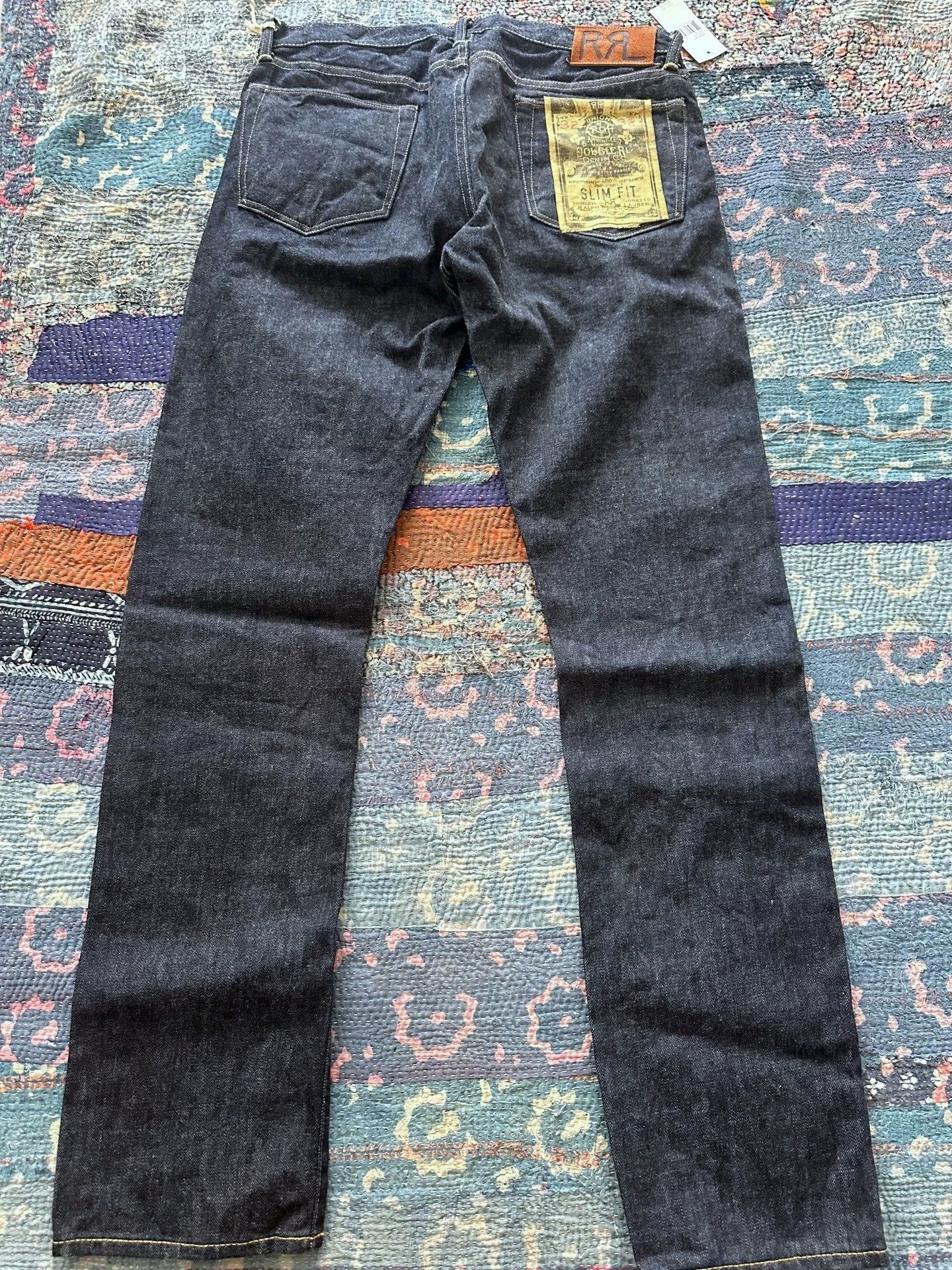 RRL Ralph Lauren RRL Raw Denim Slim Fit Jeans 32 (New with tags) Size US 32 / EU 48 - 2 Thumbnail