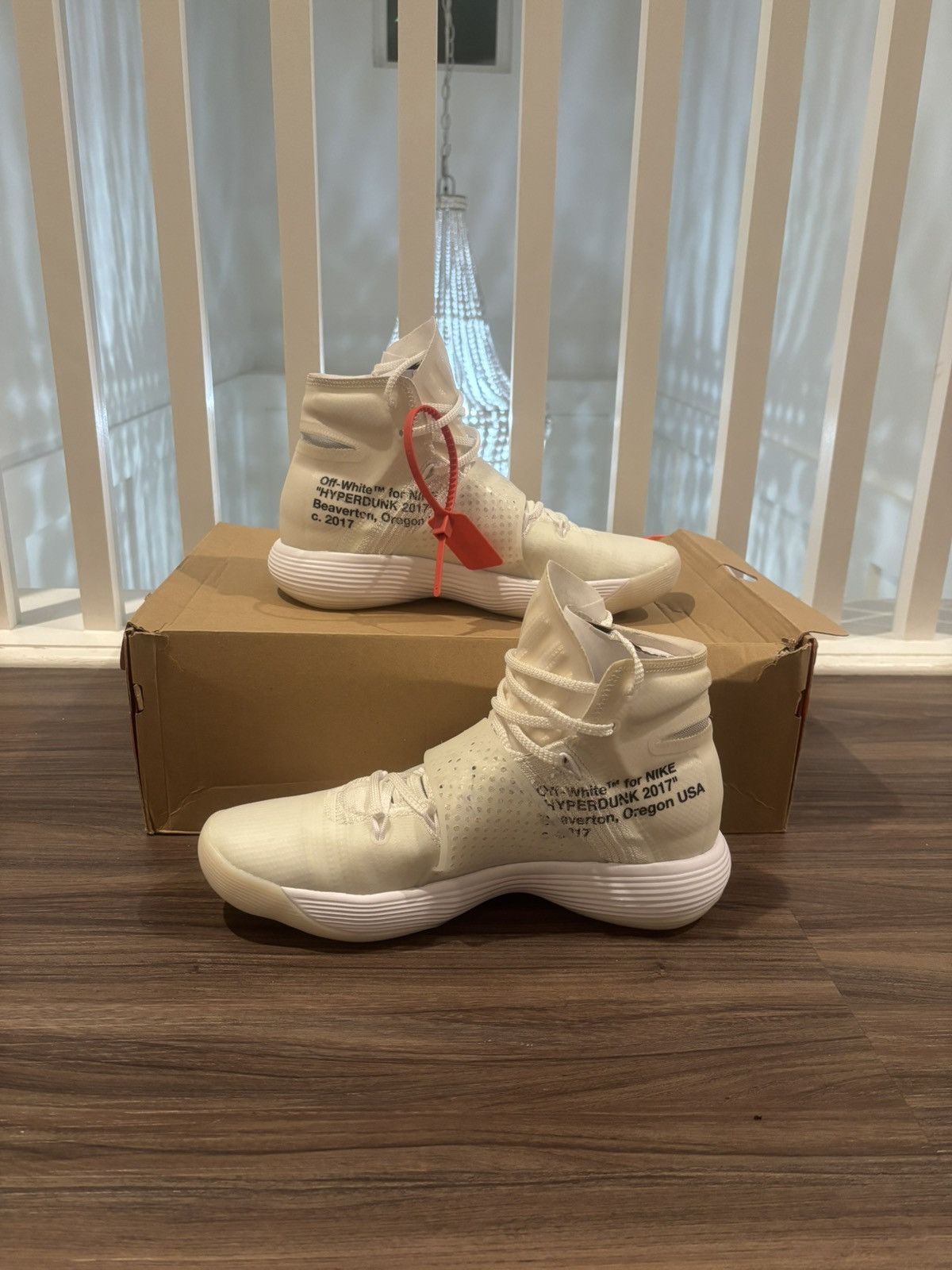Nike × Off-White VERY RARE + FREE SHIP‼️ OffWhite Nike Hyperdunk The Ten Size US 10.5 / EU 43-44 - 3 Thumbnail