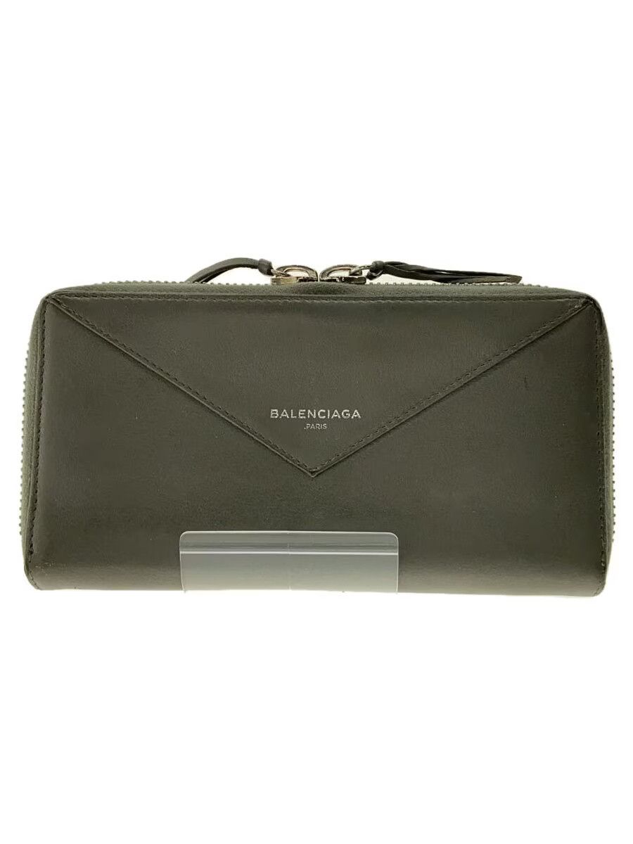 Balenciaga Balenciaga Paper Continental Wallet Grey Size ONE SIZE - 1 Thumbnail