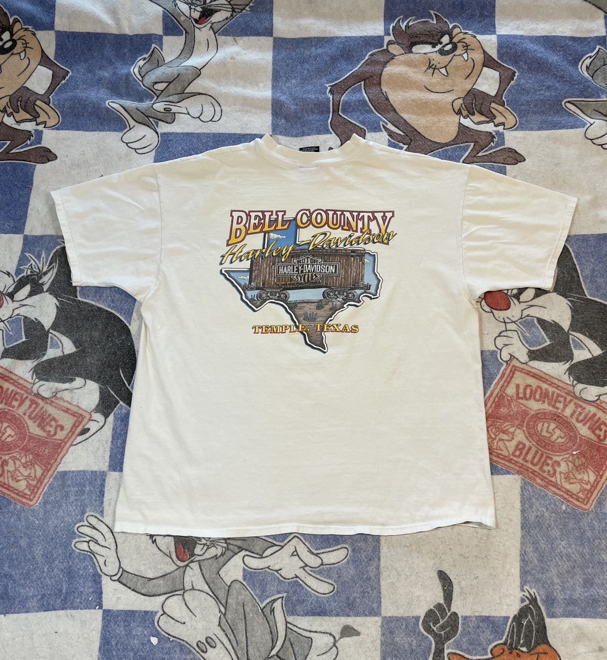 Harley Davidson Vintage Harley big logo tee Size US XL / EU 56 / 4 - 4 Thumbnail