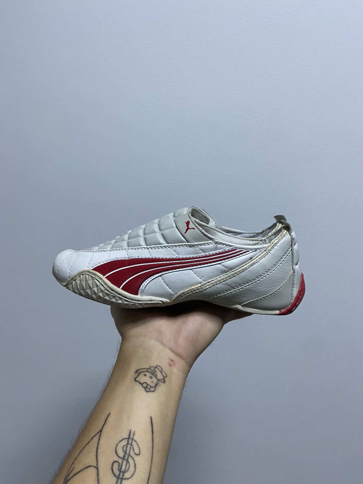 Puma × Vintage Puma Vintage Sneakers Low Top speed cat racing Size US 4.5 / IT 34.5 - 3 Thumbnail