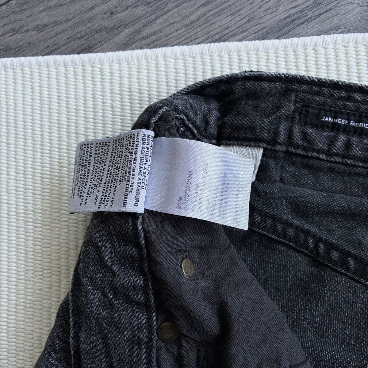 R13 R13 Shirring Jane Kane Black Jeans Size 28" / US 6 / IT 42 - 7 Thumbnail