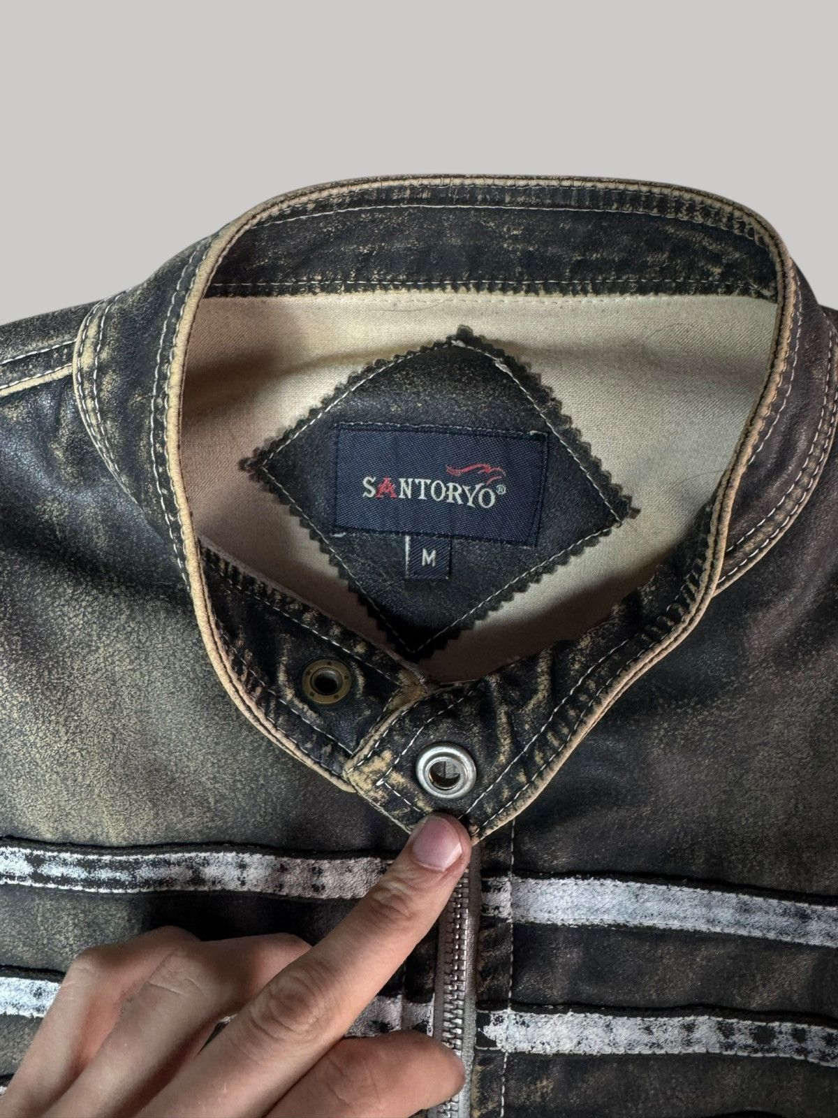 Vintage Racer vintage jacket leather racing like no fear Size US M / EU 48-50 / 2 - 3 Thumbnail