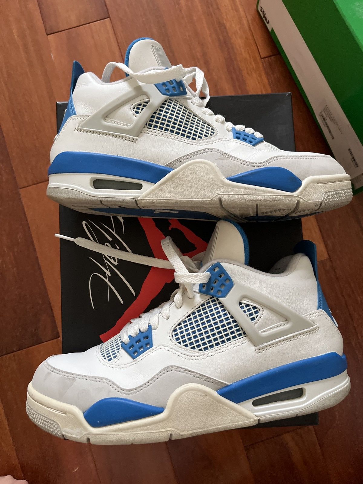 Jordan Brand Air Jordan 4 military blue 2012 retro size 7 mens Size US 7 / EU 40 - 5 Thumbnail