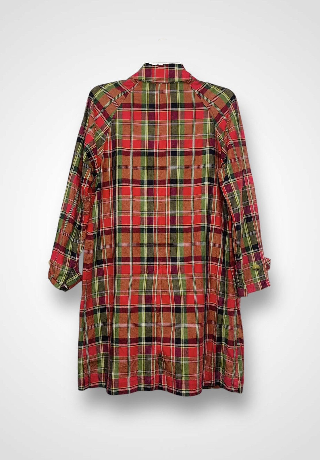 Lauren Ralph Lauren Distressed Ralph Lauren Checkered Trench Coat (11) Size US M / EU 48-50 / 2 - 2 Thumbnail