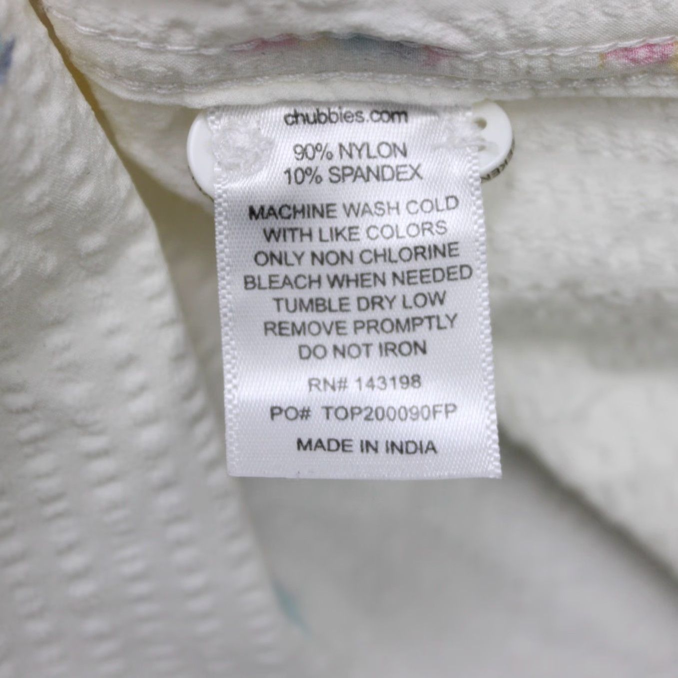 Chubbies Chubbies Shirt Mens XL White Sailboat AOP Seersucker Nylon Stretch Short Sleeve Shirt Velcro? No Size US XL / EU 56 / 4 - 7 Thumbnail