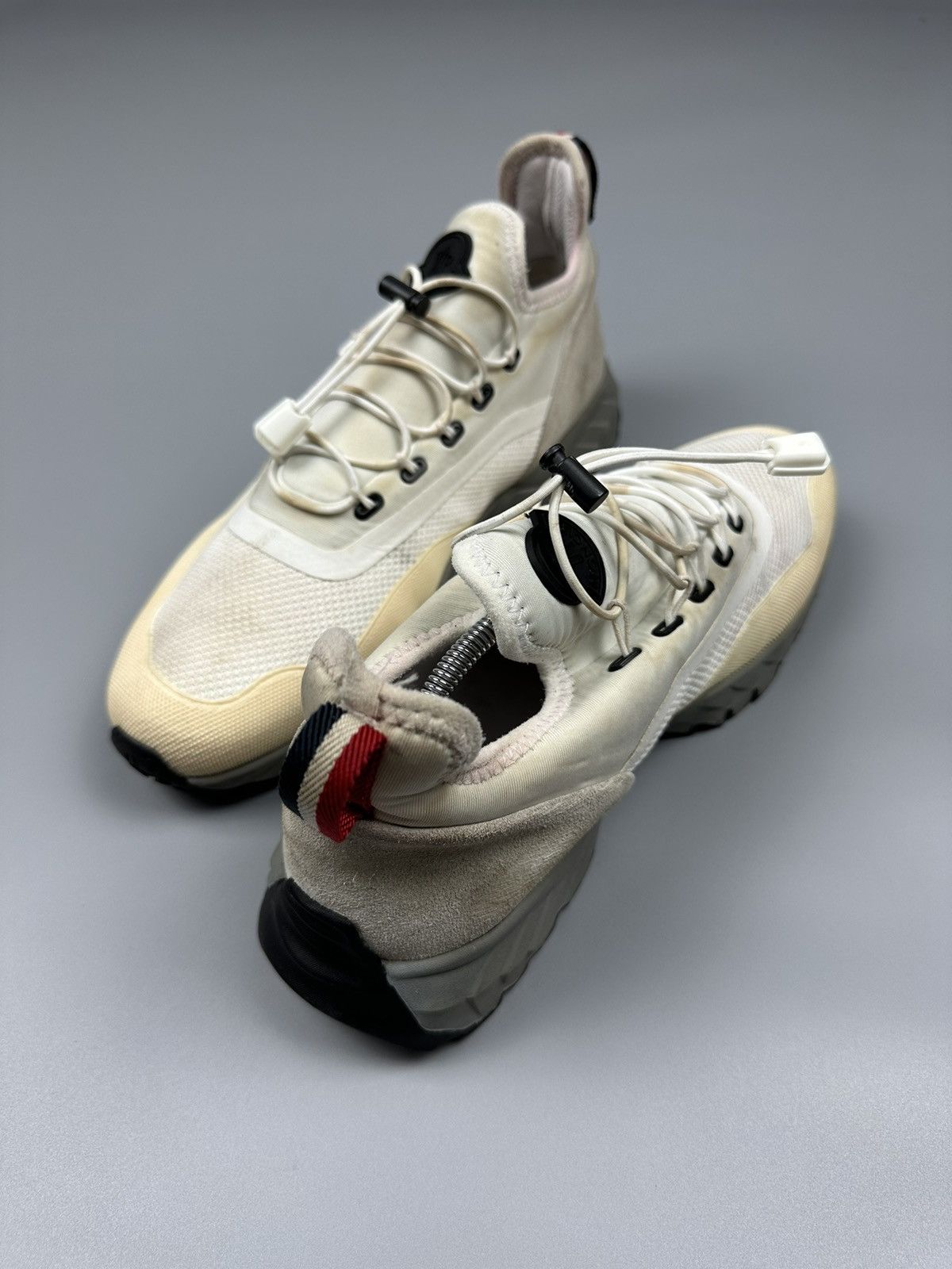 Moncler Moncler Sneakers Nylon/Suede Vibram White Mens Size US 9 / EU 42 - 5 Thumbnail