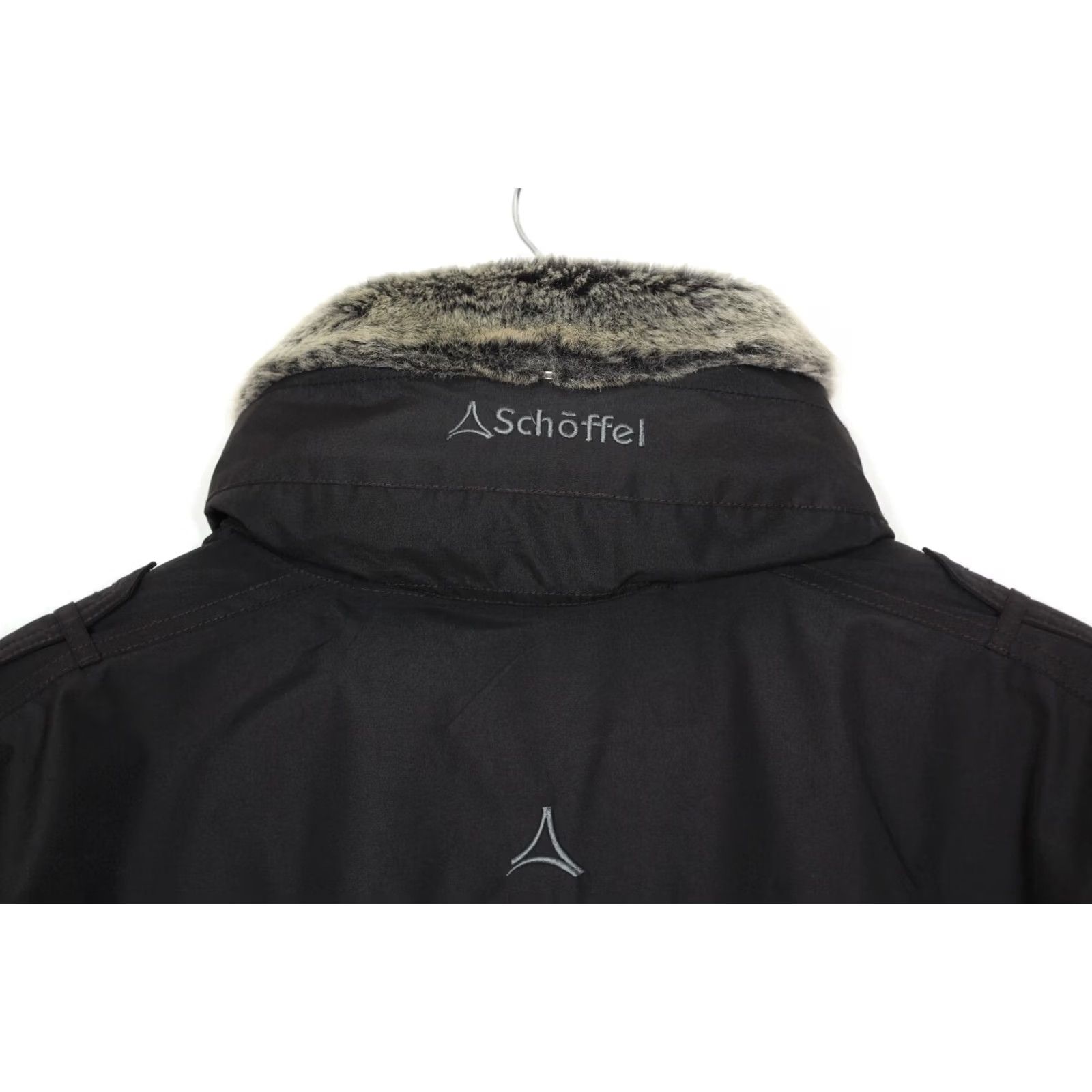 Vintage SCHOFFEL Fairway Jacket Women Size UK 16 D 42 F 42 I 48 Hooded Fur Collar 3 in 1 Size XXL / US 16-18 / IT 52-54 - 7 Thumbnail