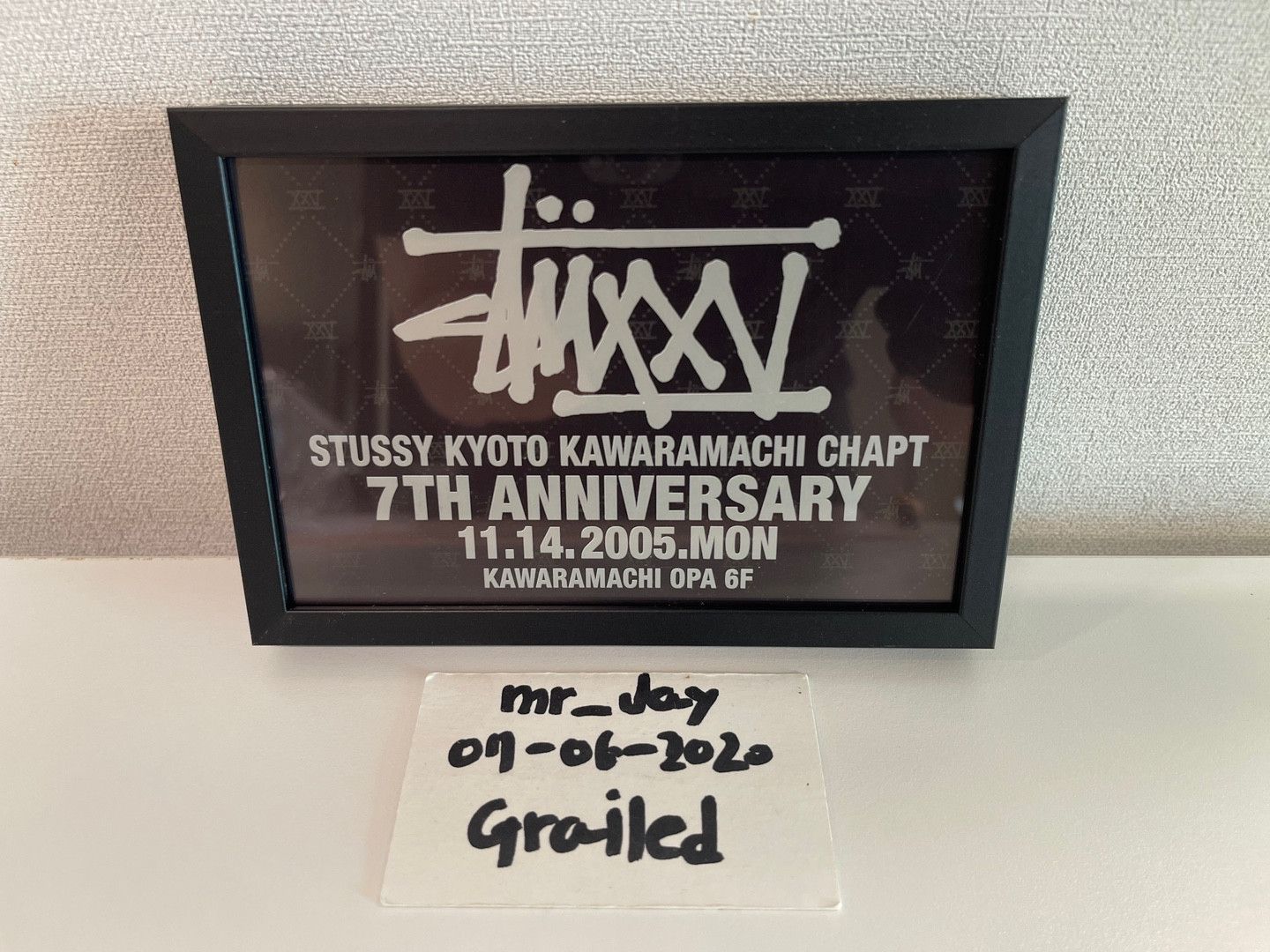Stussy Stussy KYOTO KAWARAMACHI CHAPT art Postercards 2005 Size ONE SIZE - 3 Thumbnail