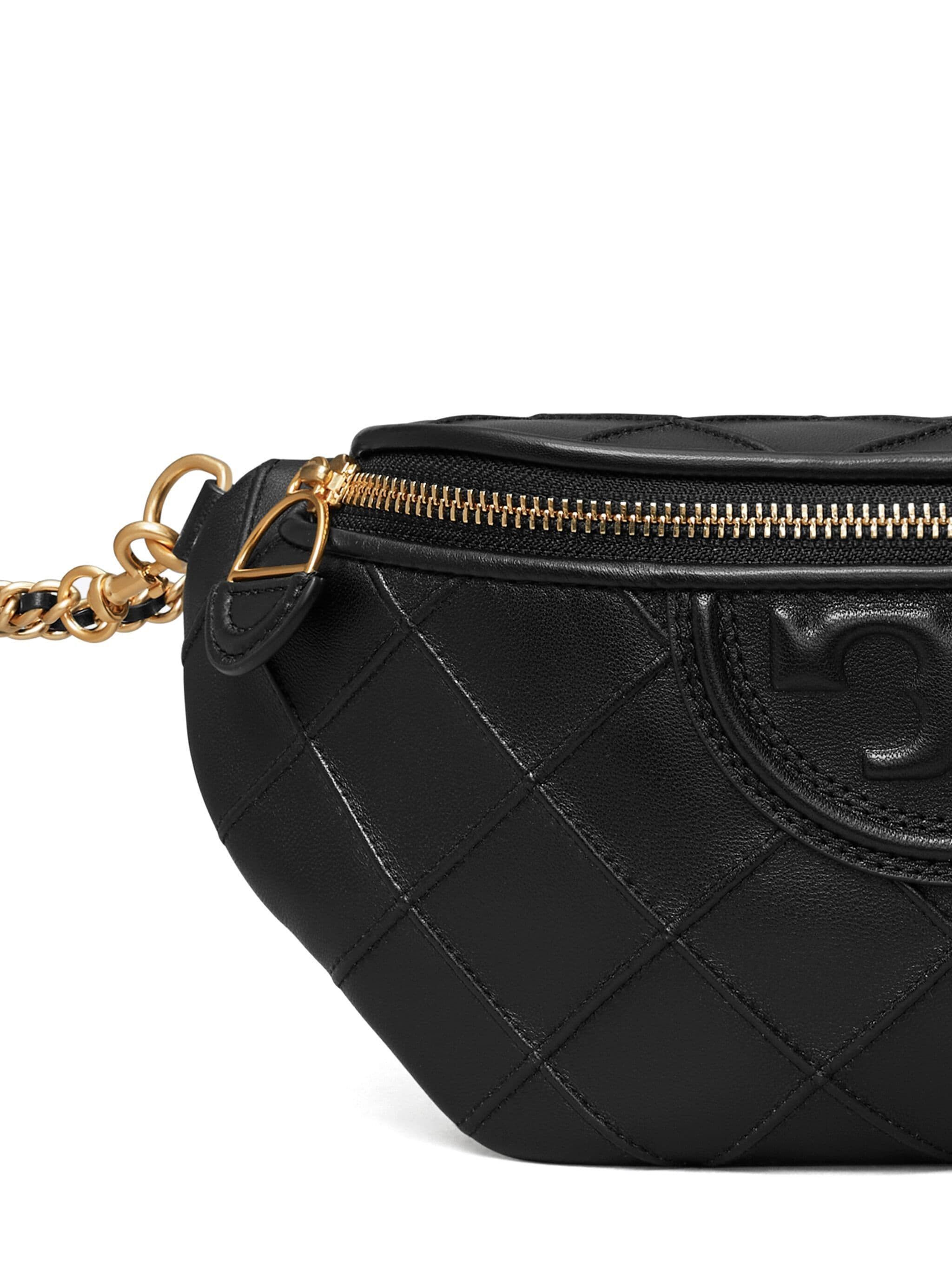 Tory Burch o1s22i1n1024 Size: OS / Fleming Waist Belt Bag in Black Size ONE SIZE - 4 Thumbnail