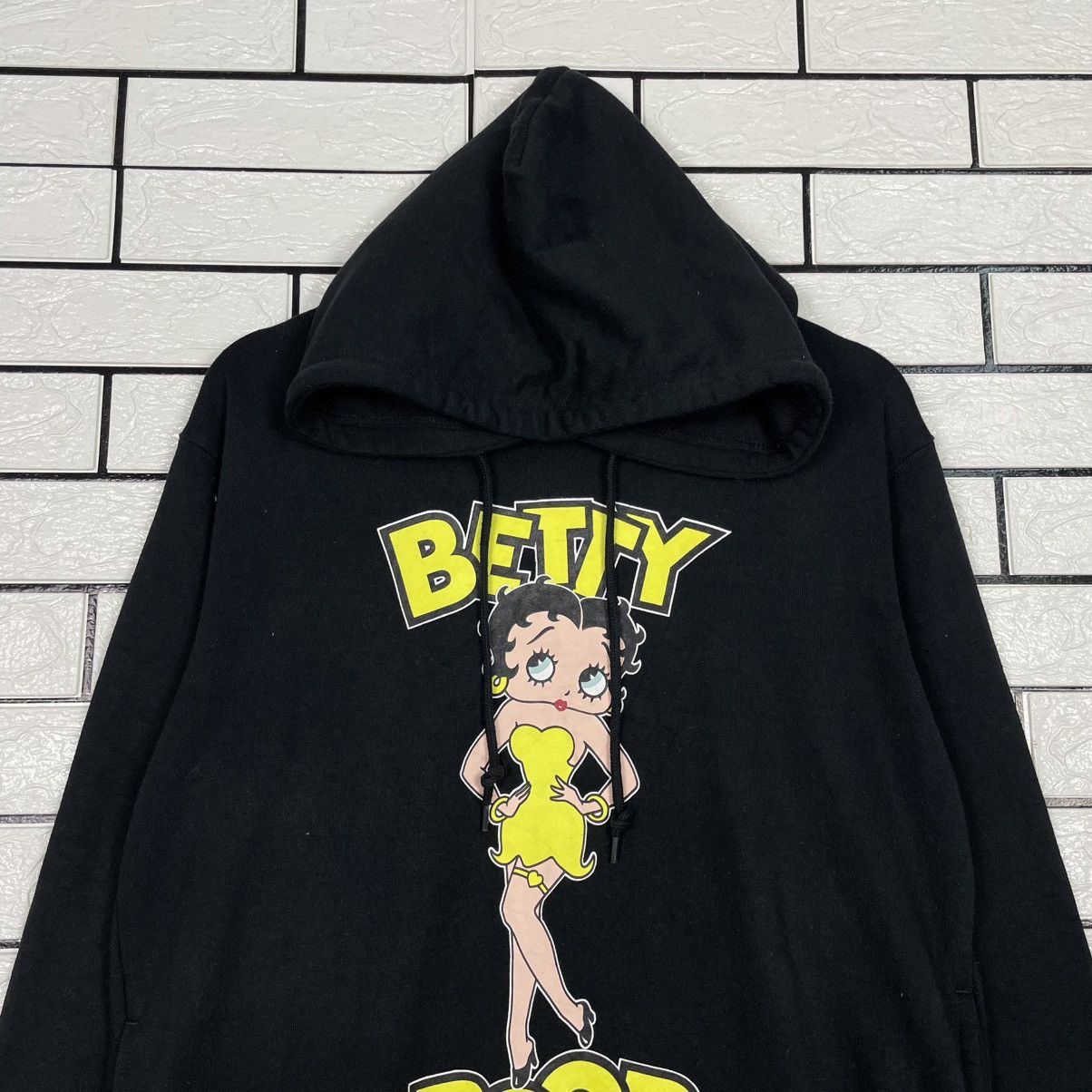 Japanese Brand Betty Boop Big Print Pullover Hoodie Size US M / EU 48-50 / 2 - 2 Thumbnail