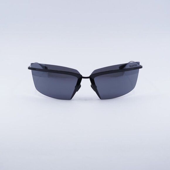 Valentino Valentino V-LURE VLS-130A Sunglasses Shiny Black Square Size ONE SIZE - 2 Thumbnail