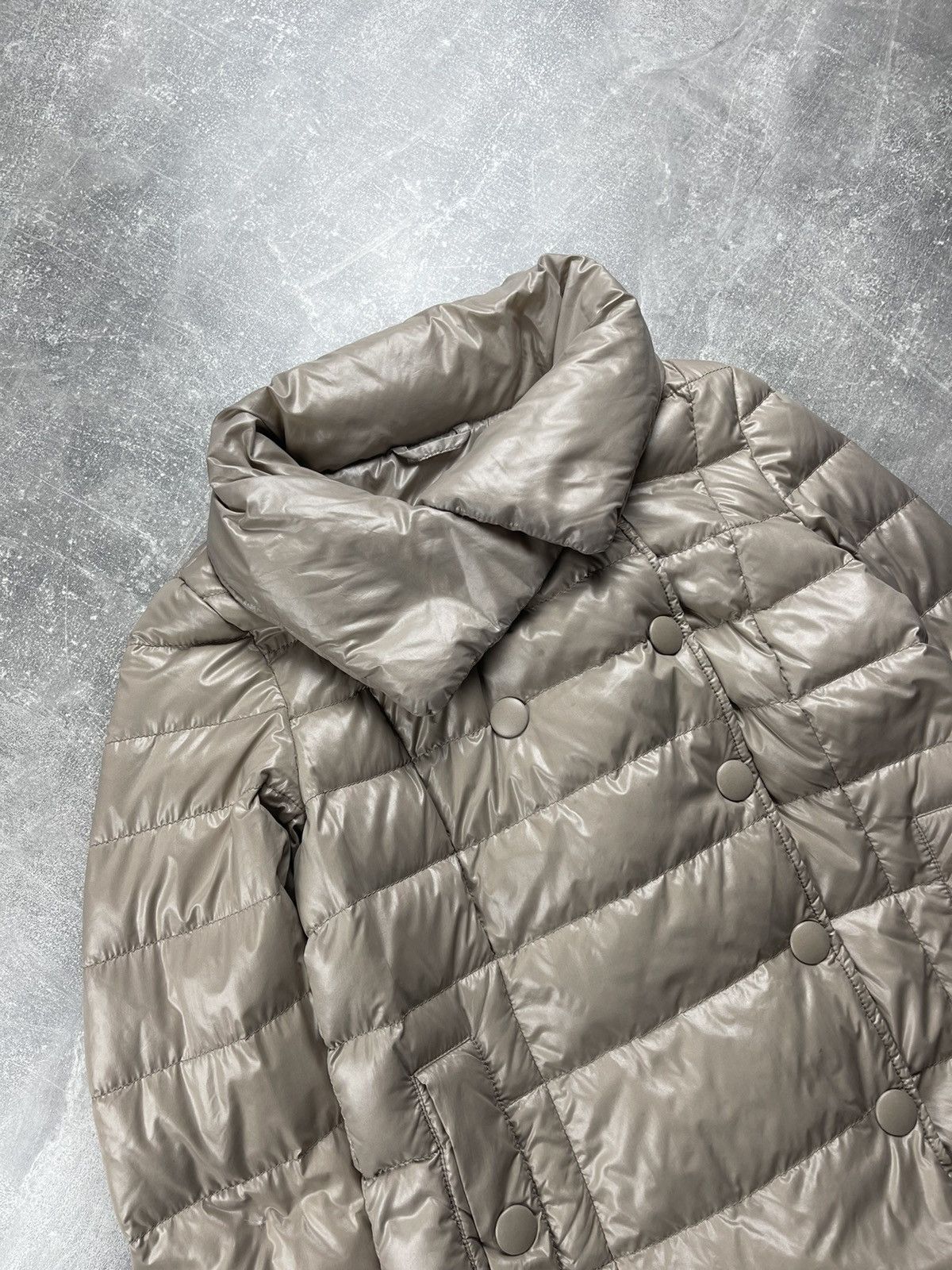 Duvetica Duvetica Lightweight Down Puffer Jacket Taupe Beige Size M / US 6-8 / IT 42-44 - 5 Thumbnail