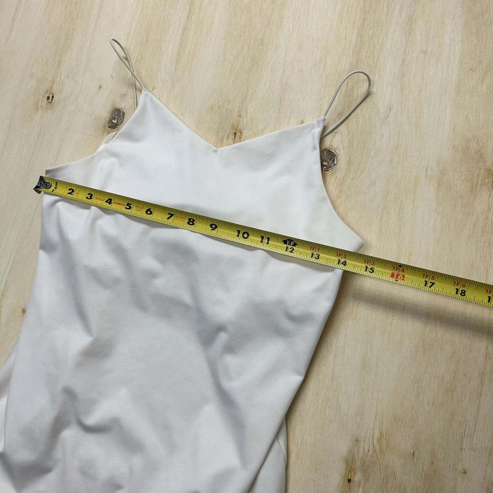Vintage VINTAGE B. MOSS Tank Top Womens Small White Spaghetti Strap Camisole Lined Camisole Shirt Cami WomensS White Spaghetti Strap Camisole 90s Mens Womens Size S / US 4 / IT 40 - 6 Thumbnail