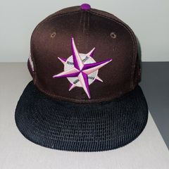 New Era Seattle Mariners 30th Anniversary 7 1/2 Coffee Purple Topperz  Exclusive