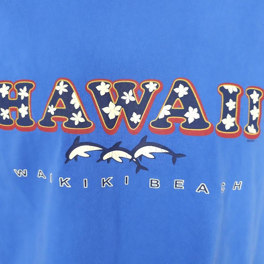 Vintage Vintage Waikiki Beach T Shirt Mens Size Medium Blue Y2K Size US M / EU 48-50 / 2 - 2 Thumbnail