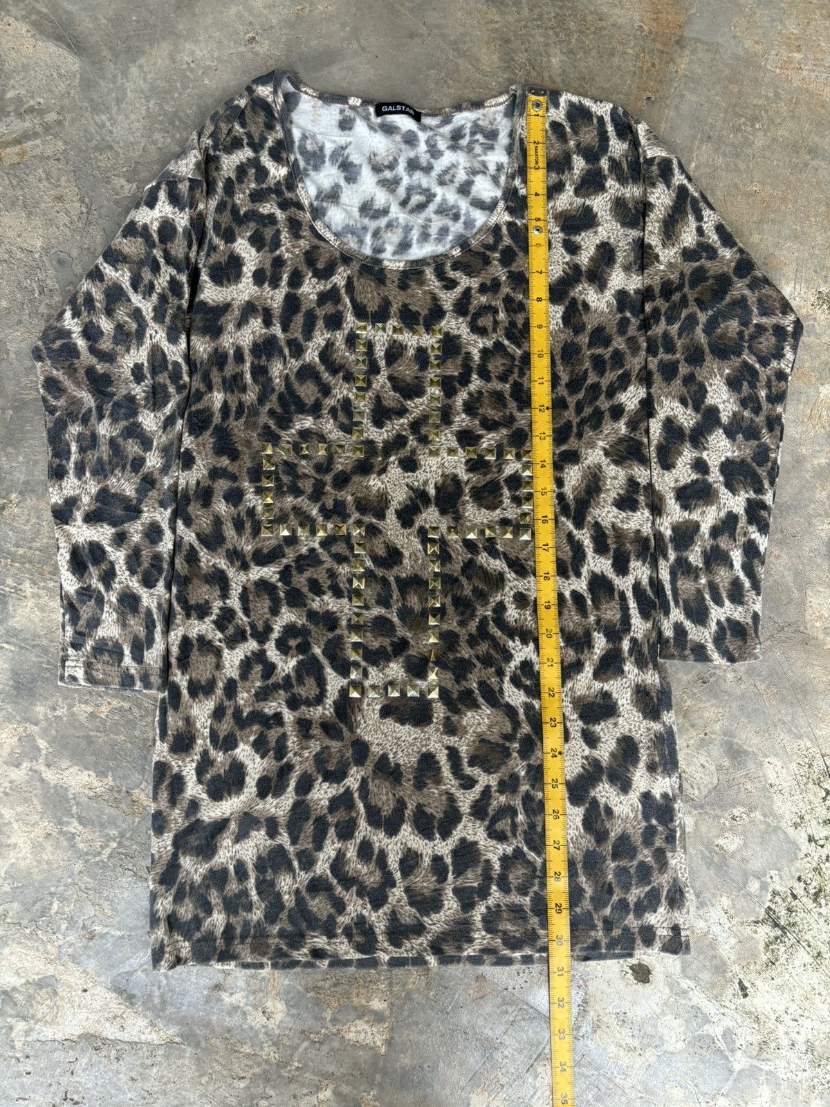 If Six Was Nine × Japanese Brand × Le Grande Bleu (L.G.B.) Y2k Galstar Leopard Ifsixwasnine Lgb Punk Style Longsleeve Size ONE SIZE - 10 Thumbnail