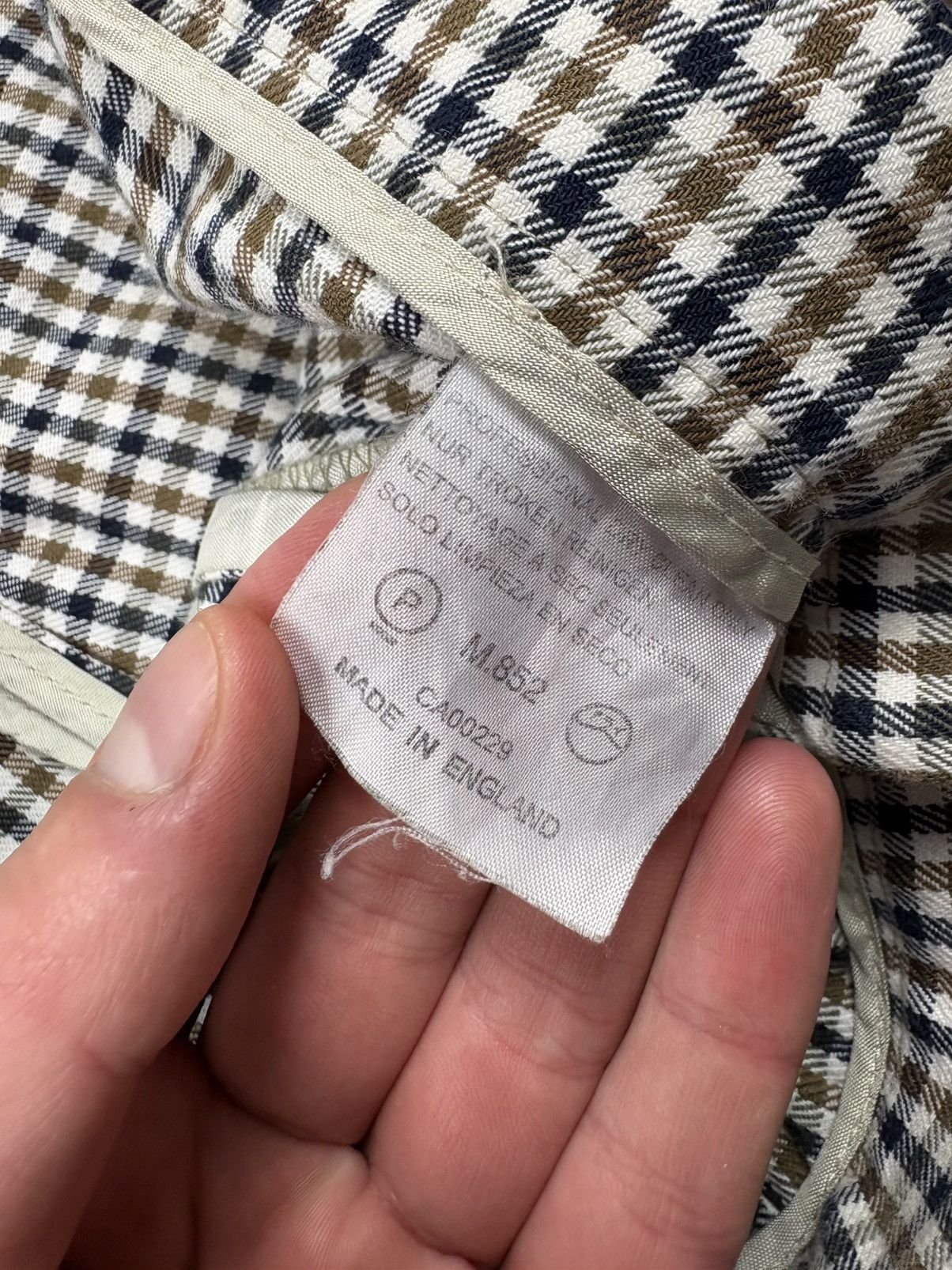 Aquascutum AQUASCUTUM Vintage Hype Checkered Streetwear Casual Rare Size 34" / US 12 / IT 48 - 10 Thumbnail