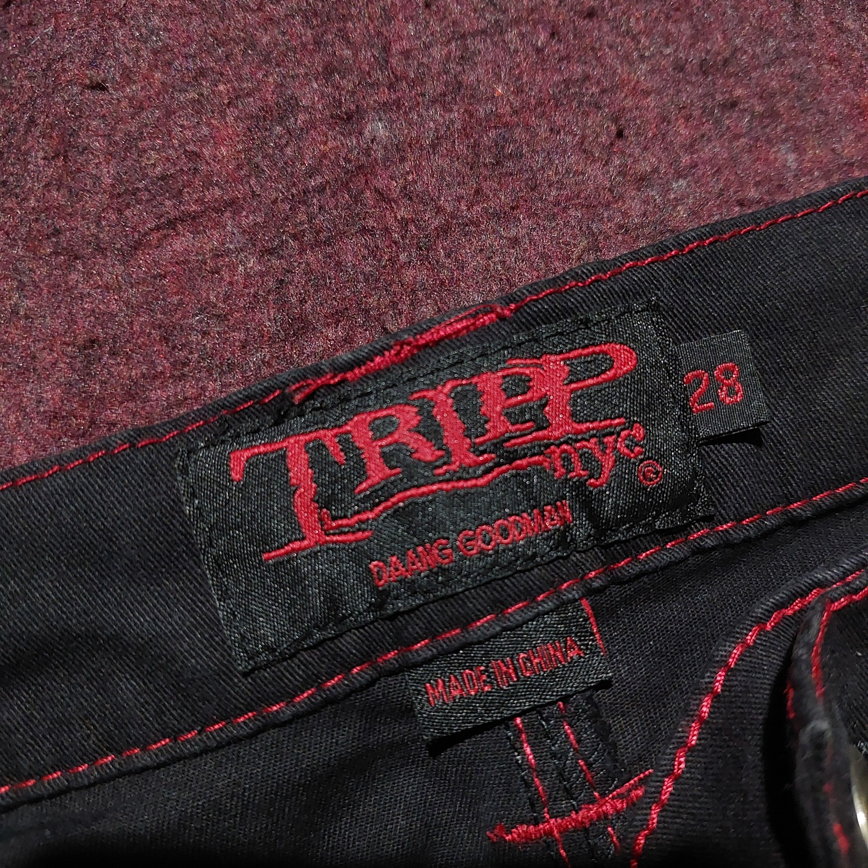 Tripp NYC Avant Garde Trip NYC X-Strap studded cargo Bondage Pants Size US 28 / EU 44 - 14 Thumbnail