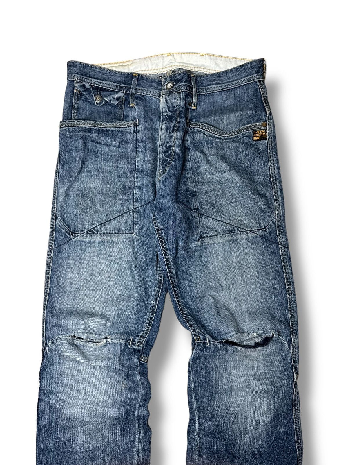 G-Star Rare Vintage Jeans G-Star Raw Avant-Garde Style Y2K Size US 31 - 4 Thumbnail