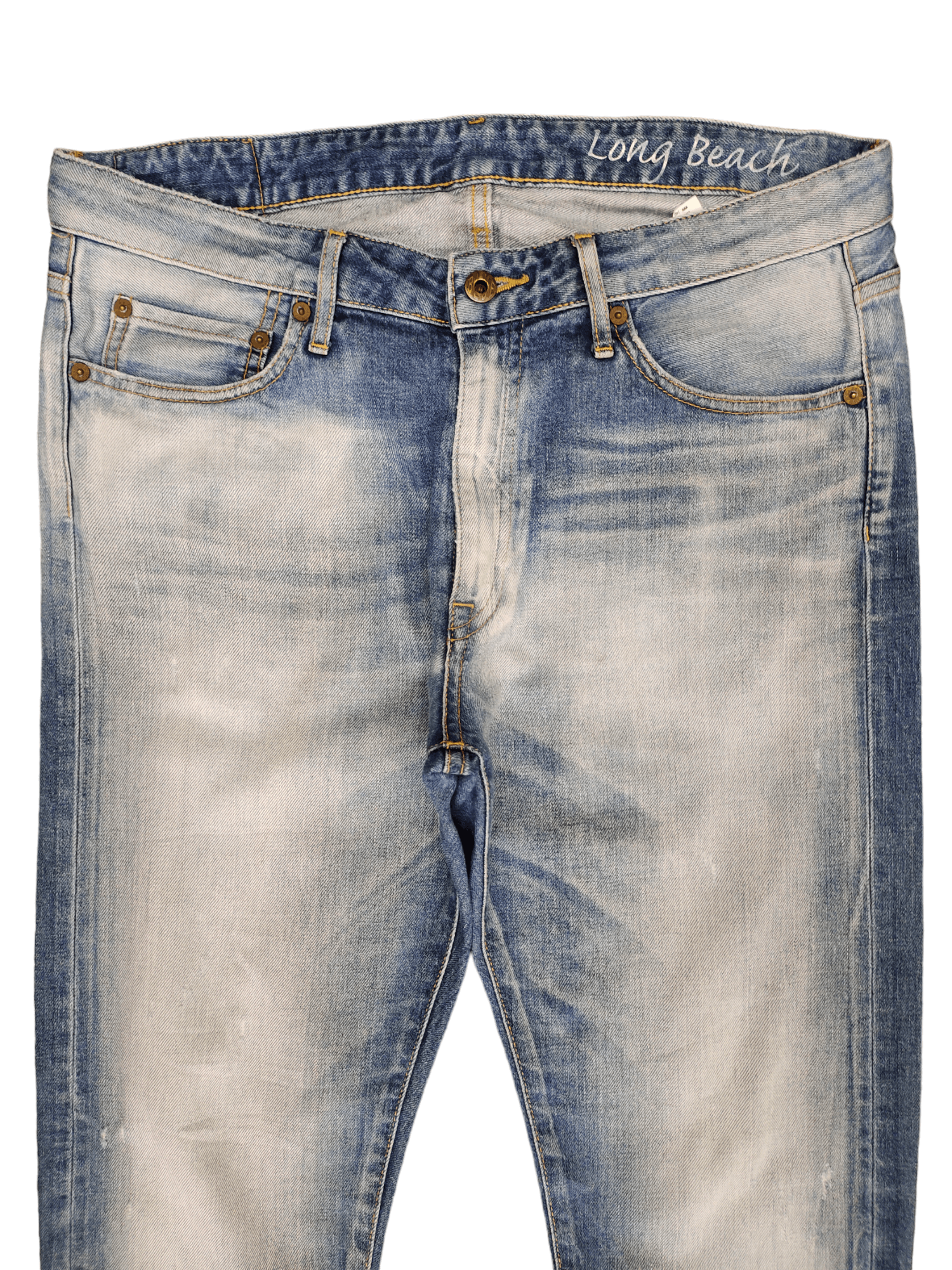 Japan Blue Japan Blue 'Long Beach' Denim Pants Straight Tight Size US 32 / EU 48 - 2 Thumbnail